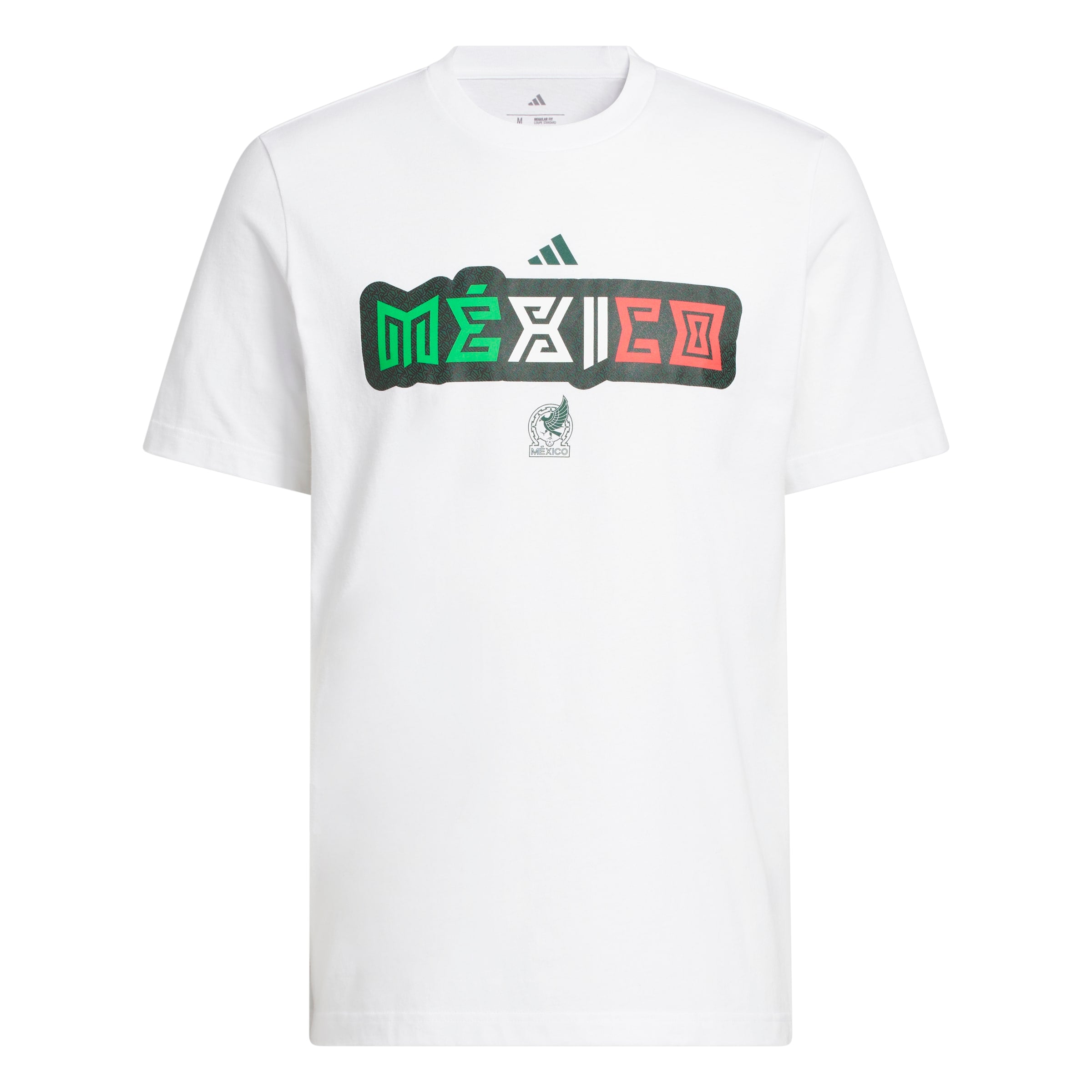Adidas FIFA World Cup 26 Mexico Home Graphic T-Shirt - White