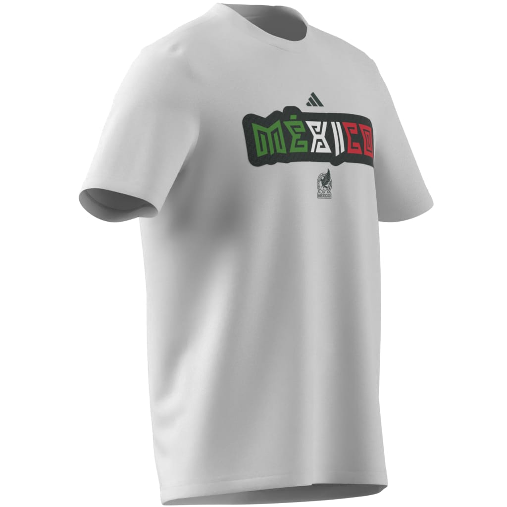 Adidas FIFA World Cup 26 Mexico Home Graphic T-Shirt - White