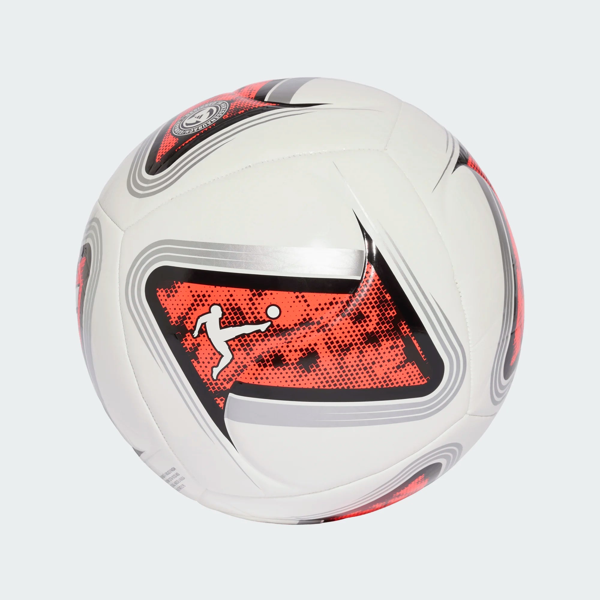 Adidas Bundesliga 26/27 Torfabrik CLUB Ball - WHITE/BLACK/SOLRED