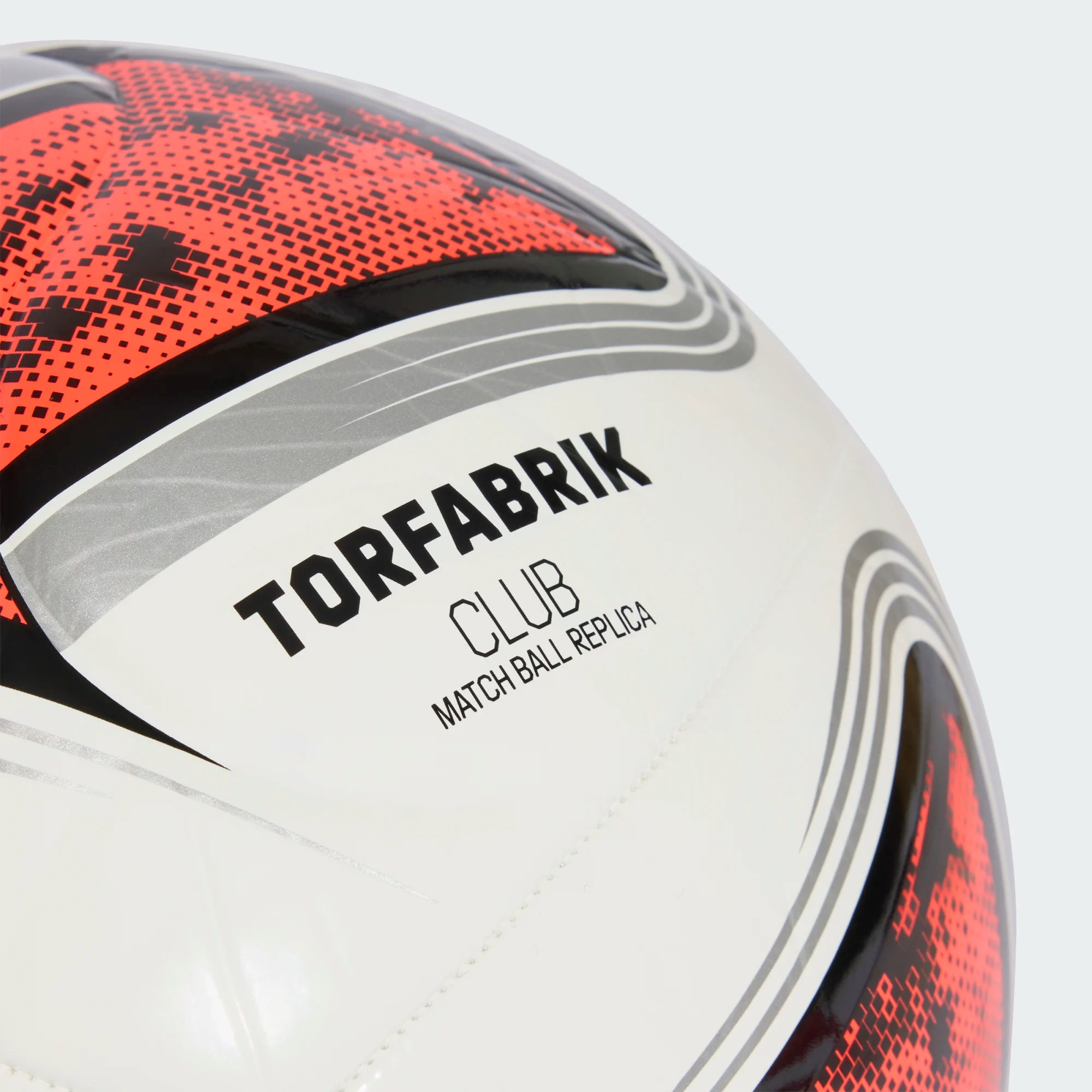 Adidas Bundesliga 26/27 Torfabrik CLUB Ball - WHITE/BLACK/SOLRED