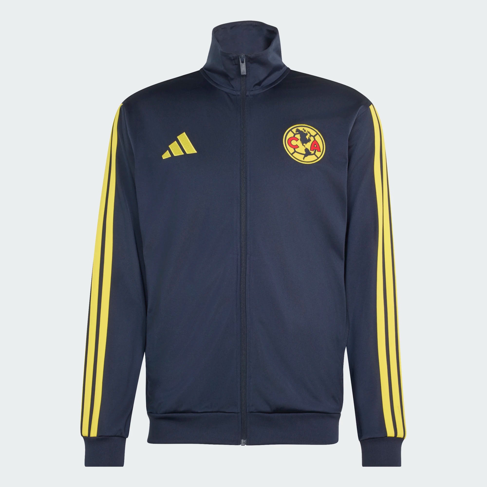 Adidas Club America DNA Track Top Jacket - Navy/Yellow