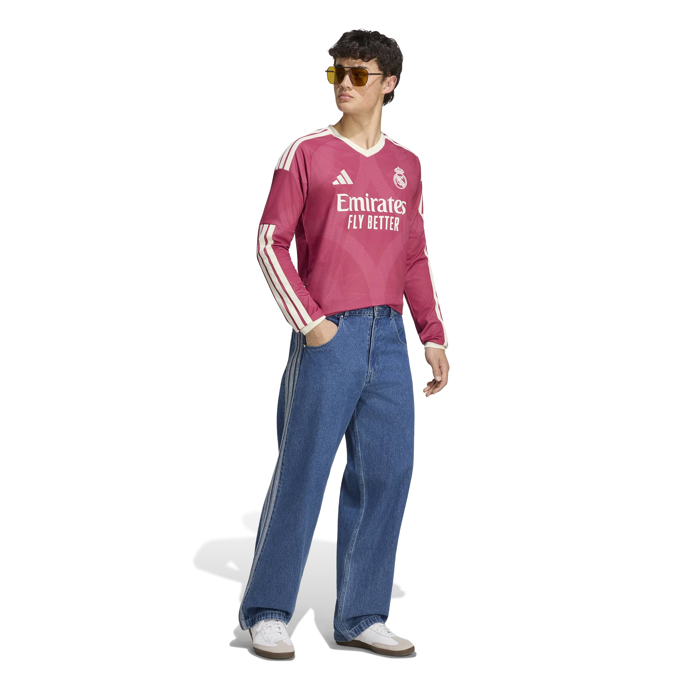 Adidas Men's Real Madrid Third Long Sleeve Jersey 26/27