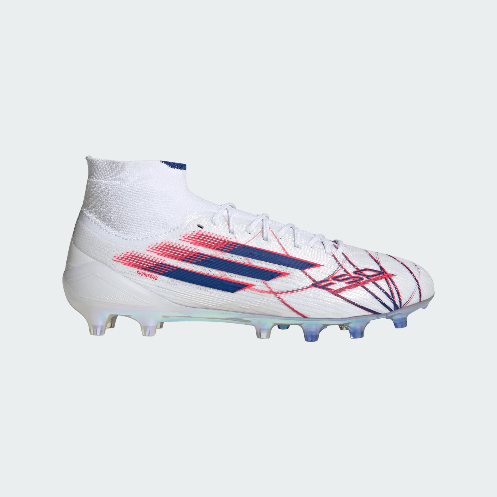 Adidas Women's F50 SPARKFUSION Elite  FG/AG-FTWWHT/ROYBLU/LUCRED