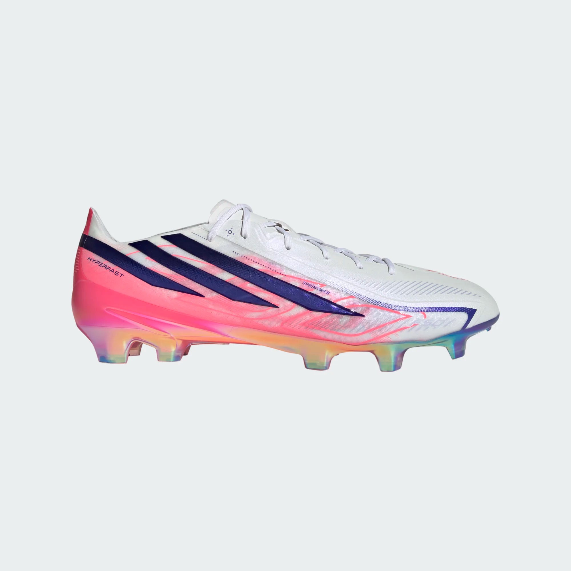 Adidas F50 Hyperfast Elite FG - FTWWHT/SOLPUR/SOLTUR