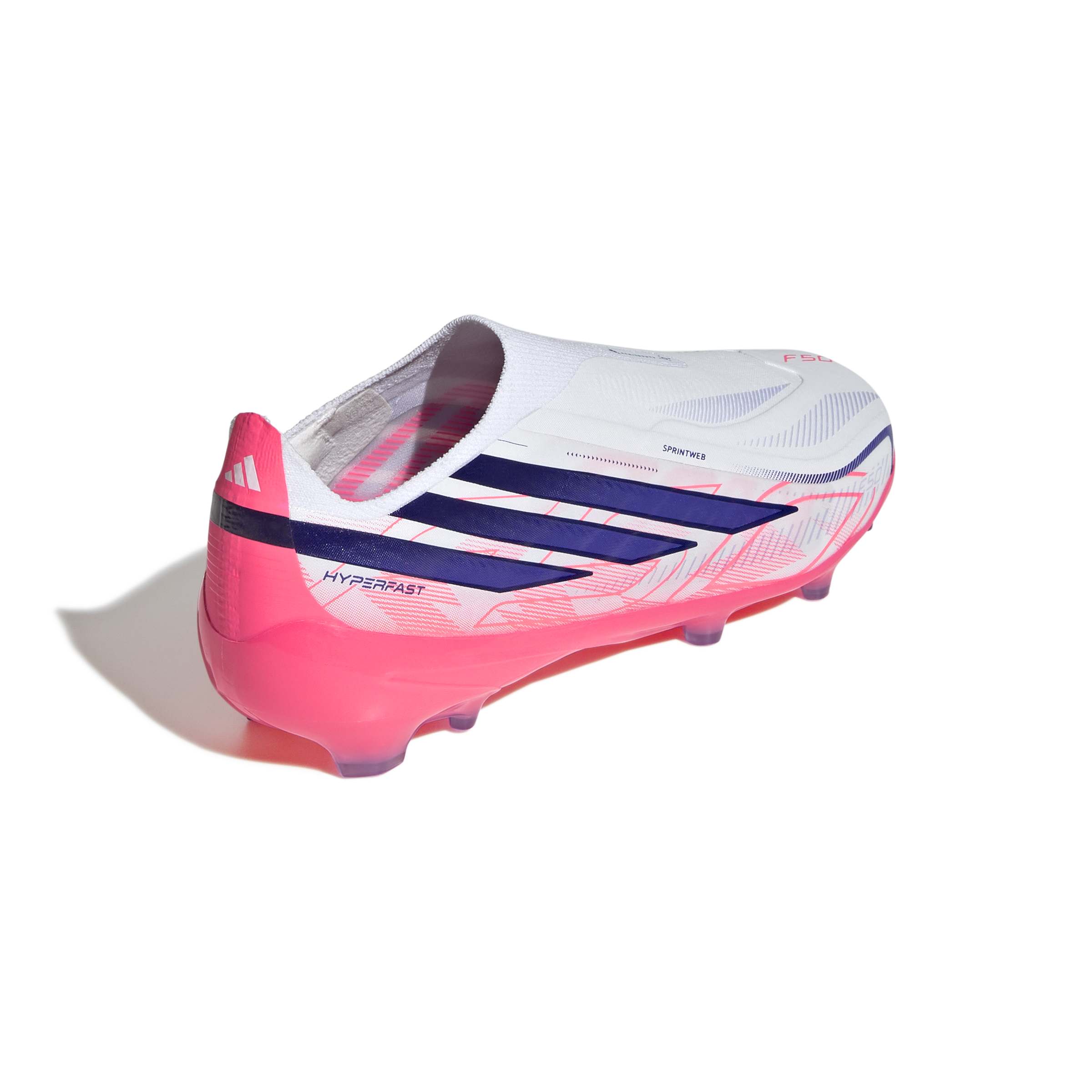 Adidas Jr. F50 Hyperfast Elite Laceless Firm Ground Soccer Cleats