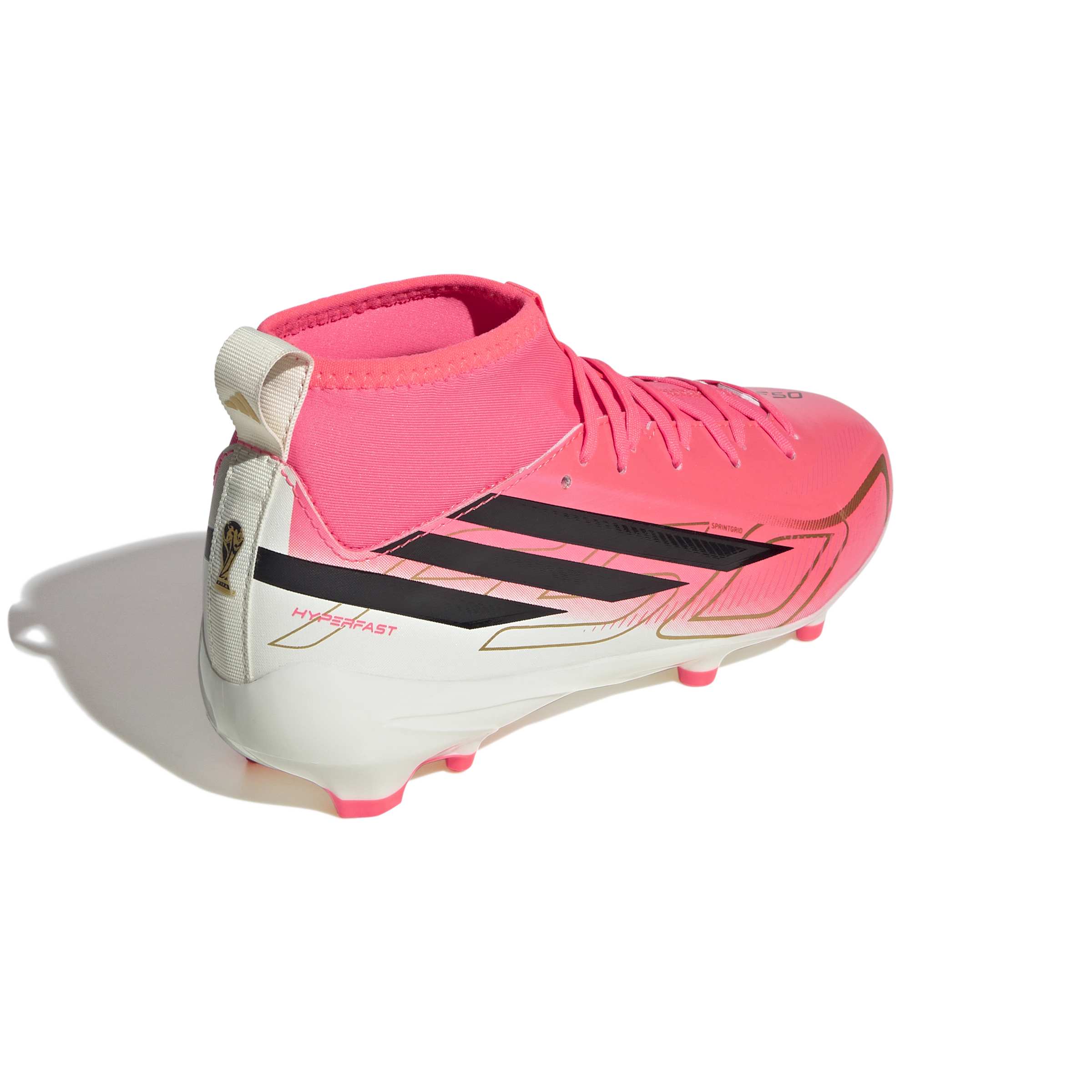 Adidas Jr. F50 Hyperfast League Mid Firm Ground Soccer Cleats