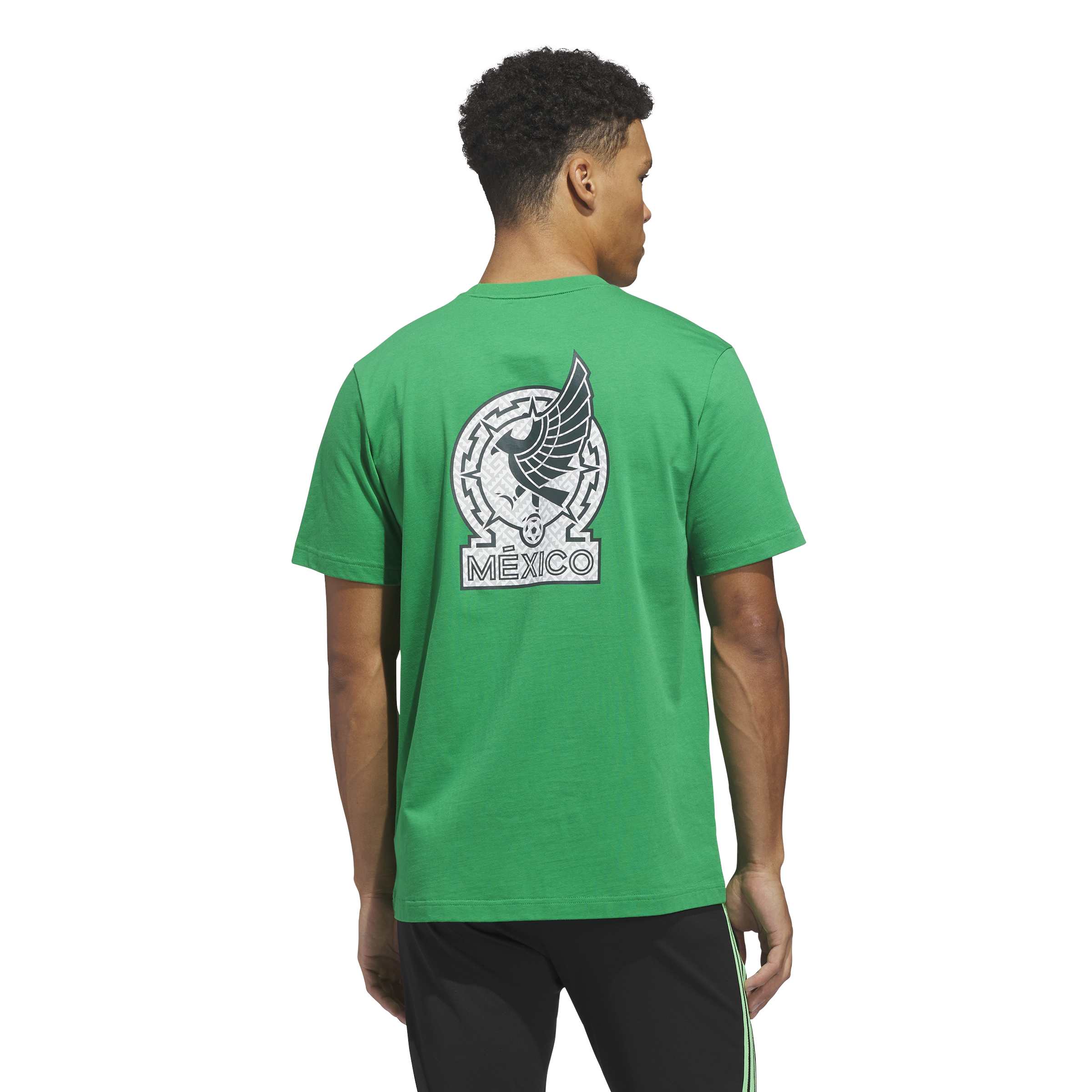 Adidas Men's Mexico World Cup Away Graphic T-Shirt-Green