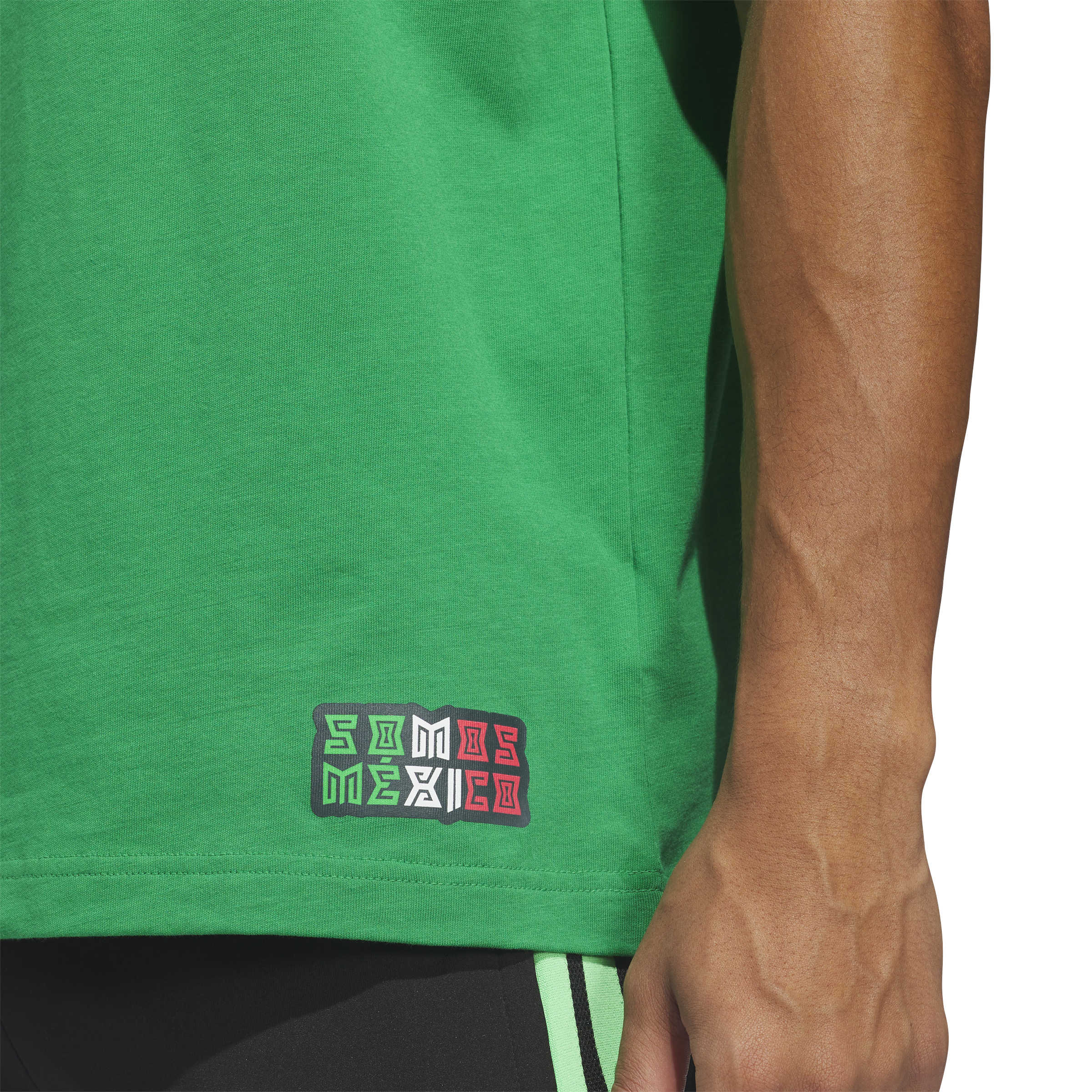 Adidas Men's Mexico World Cup Away Graphic T-Shirt-Green