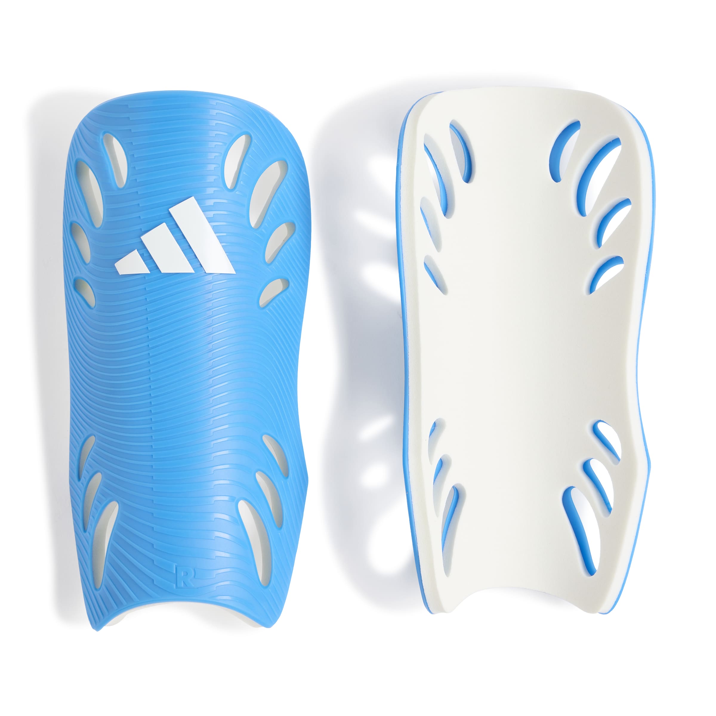 Adidas Adiflex Shin Guards-Light Blue