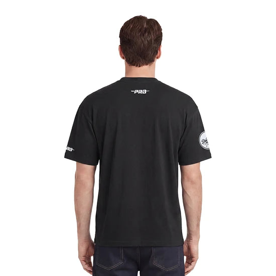 Pro Standard Men's Los Angeles Dodgers All Pro Drop Shoulder T-Shirt-Black