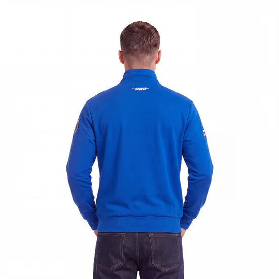 PRO STANDAR LOS ANGELES DAY ONE MEN'S QUARTER-ZIP PULLOVER - ROYAL