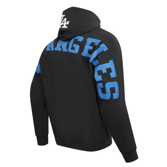 Pro Standard Men's Los Angeles Dodgers Wingspan Pullover Hoodie-Black