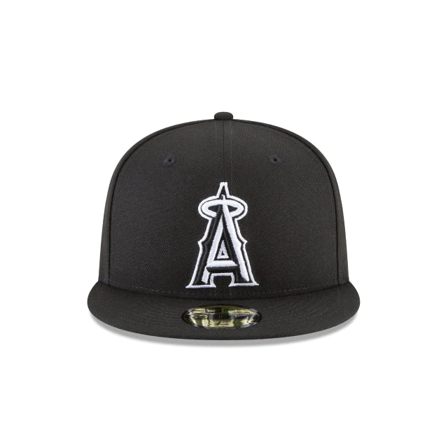 New Era Los Angeles Angels Side Patch 2010 All-Star Game 59fifty Fitted Hat-Black/White