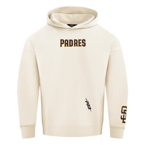 PRO STANDARD MLB SAN DIEGO PADRES WINGSPAN MEN'S DROP SHOULDER FLC PO HOODIE