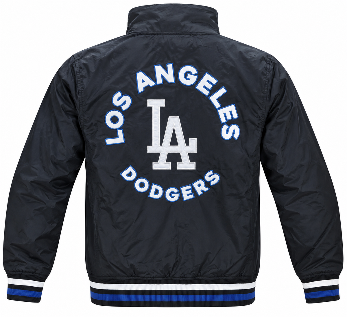 New Era Men's Los Angeles Dodgers Throwback Nylon Full- Zip Jacket
