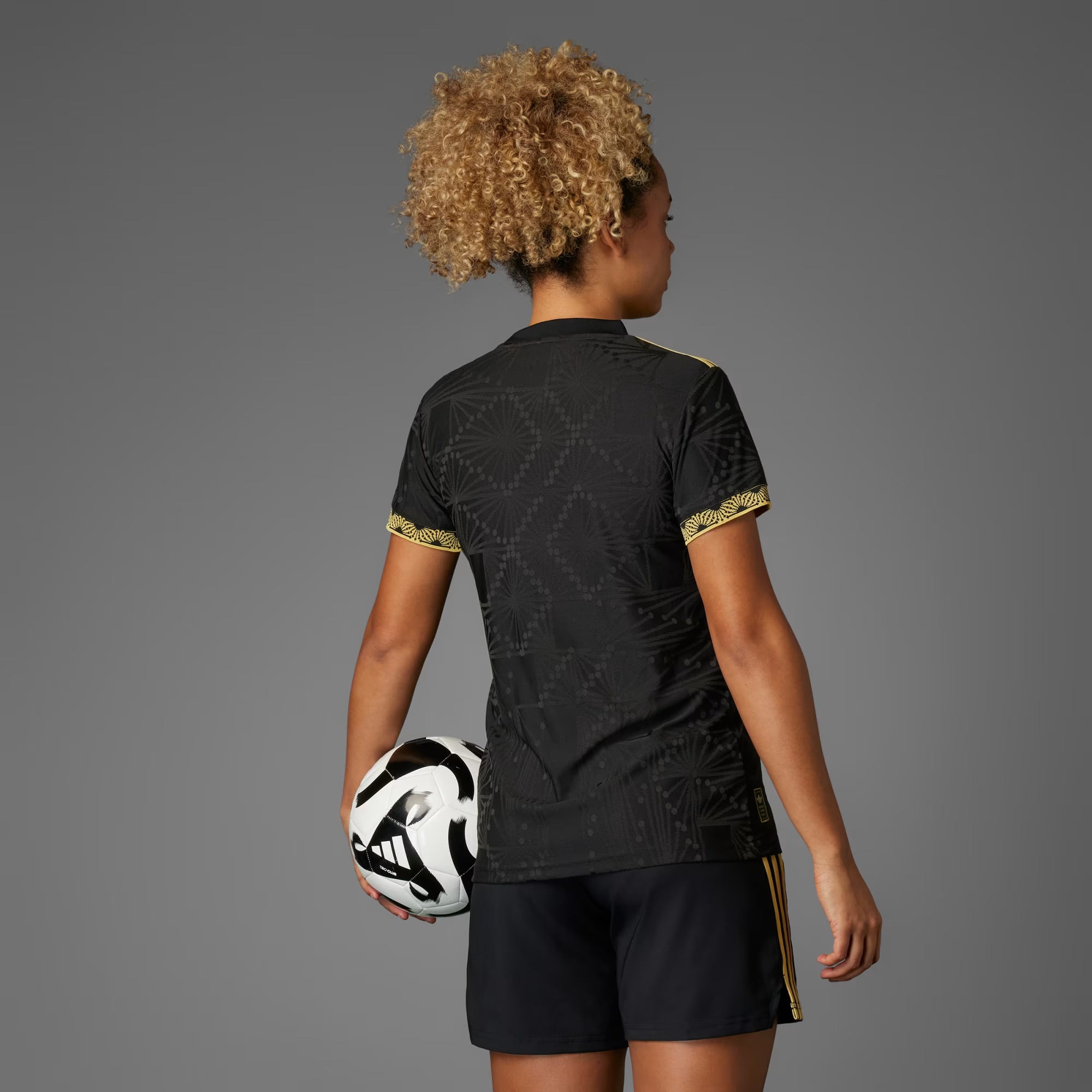 Adidas Women's Mexico FMF Authentic Jersey 2025- Black/Gold