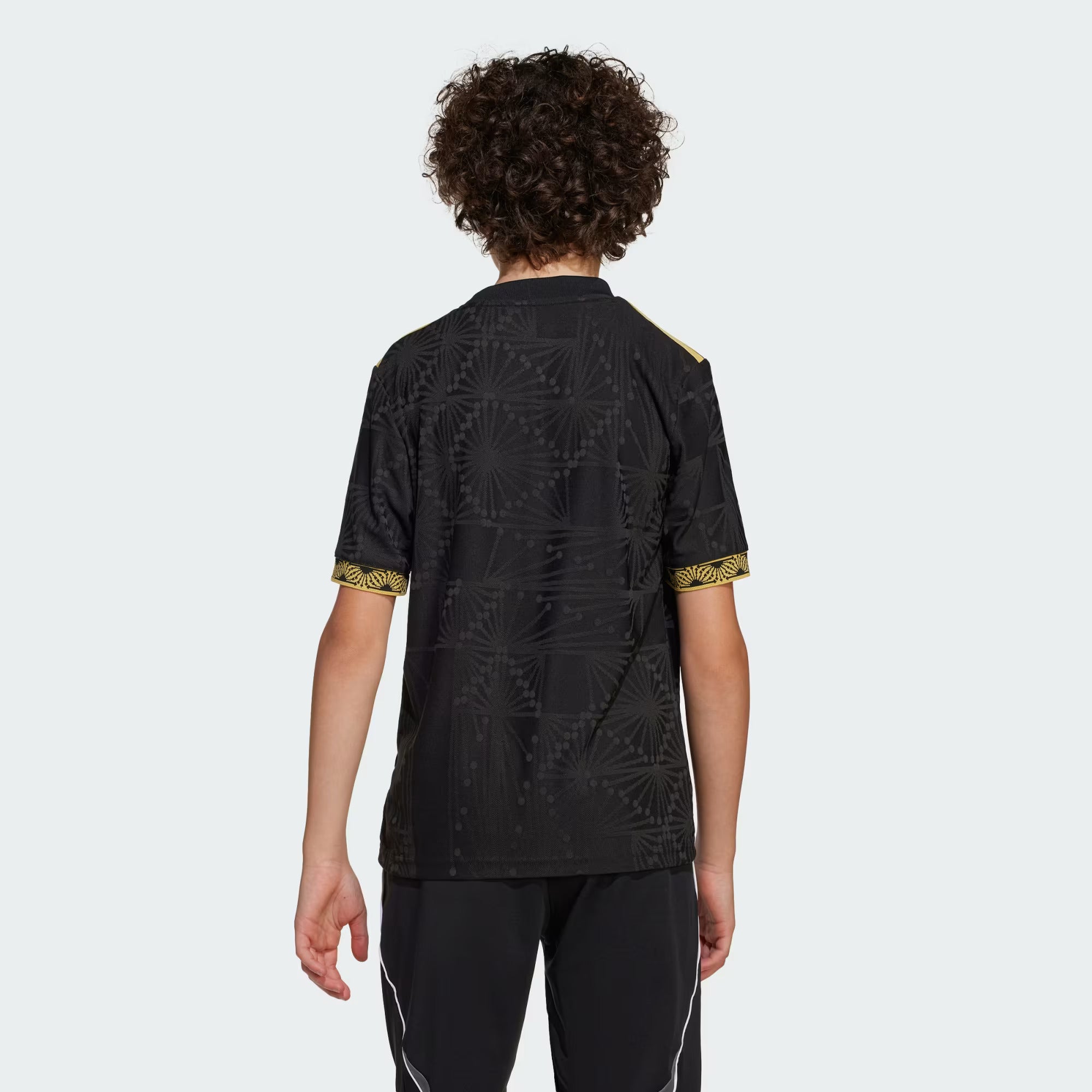 Adidas Youth Mexico FMF Authentic Jersey 2025- Black/Gold