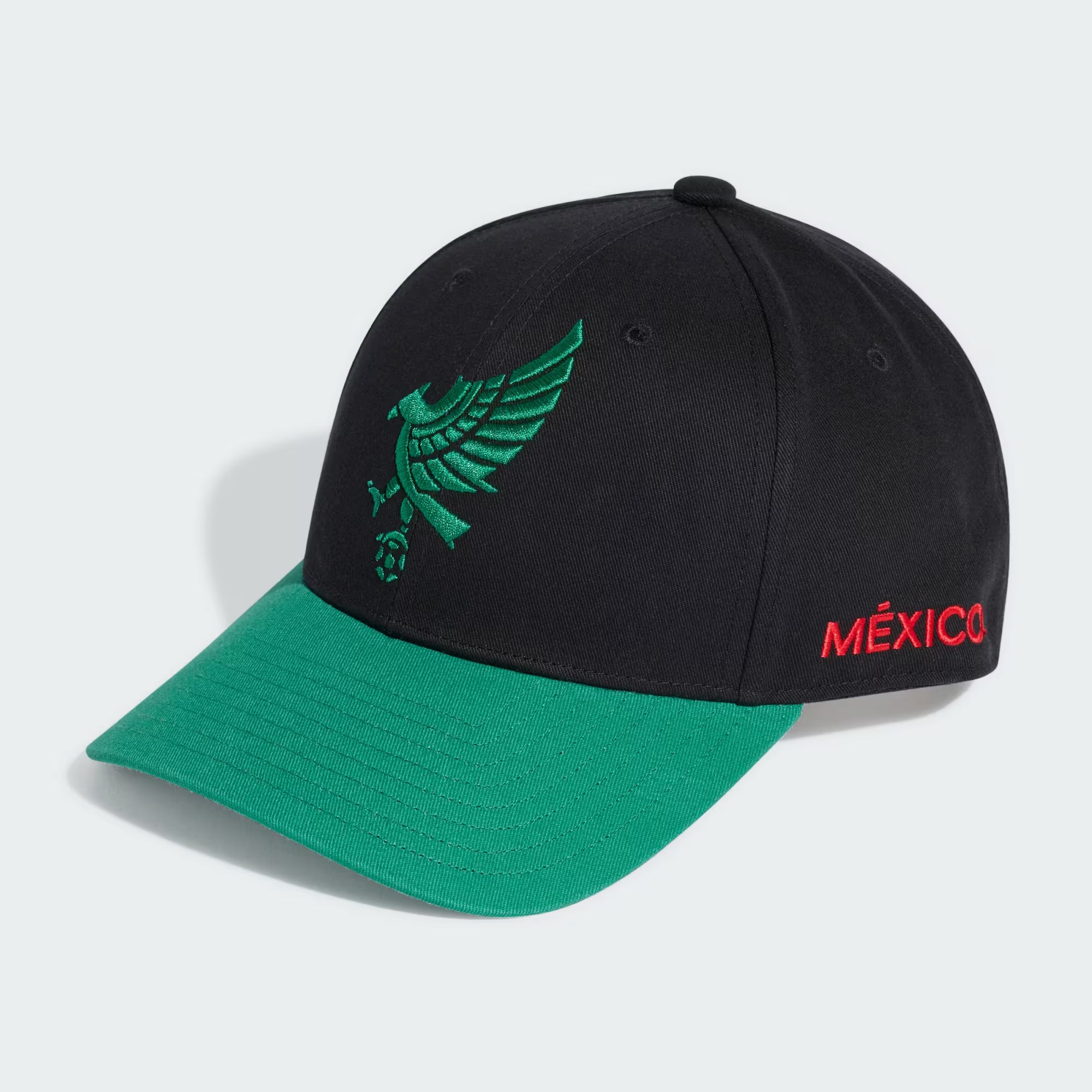 Adidas Mexico 26 Baseball Cap With Eagle - Black/Green