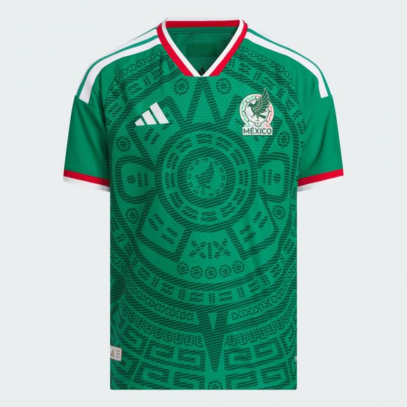 Adidas Youth Mexico Home Authentic Jersey 2026