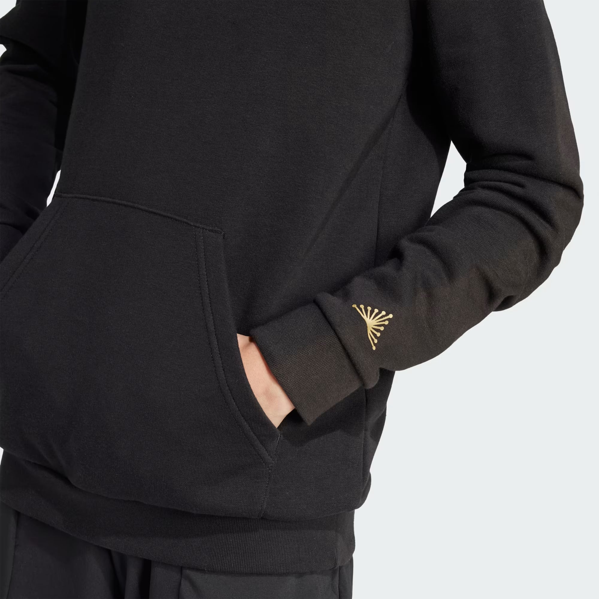 Adidas Youth Mexico FMF DNA Hoodie-Black/Gold