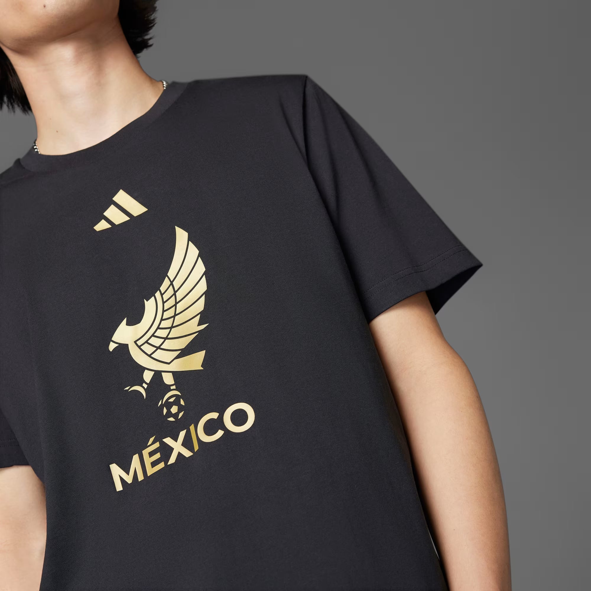 Adidas Mexico FMF DNA T-Shirt-Black