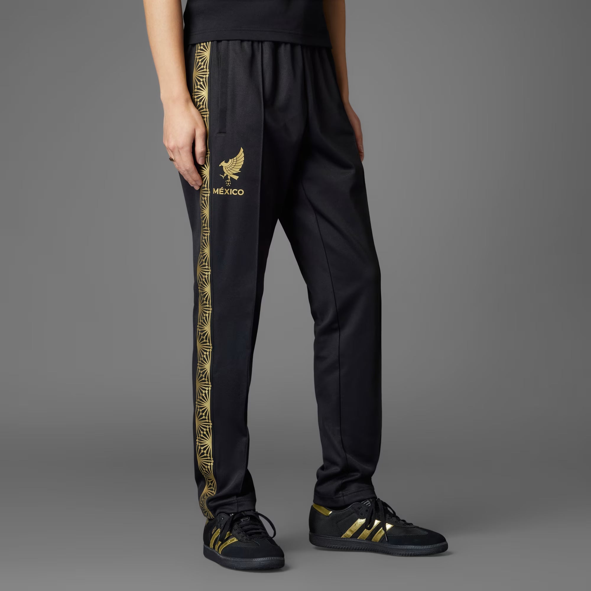 Adidas Mexico Tracksuit Pants-Black