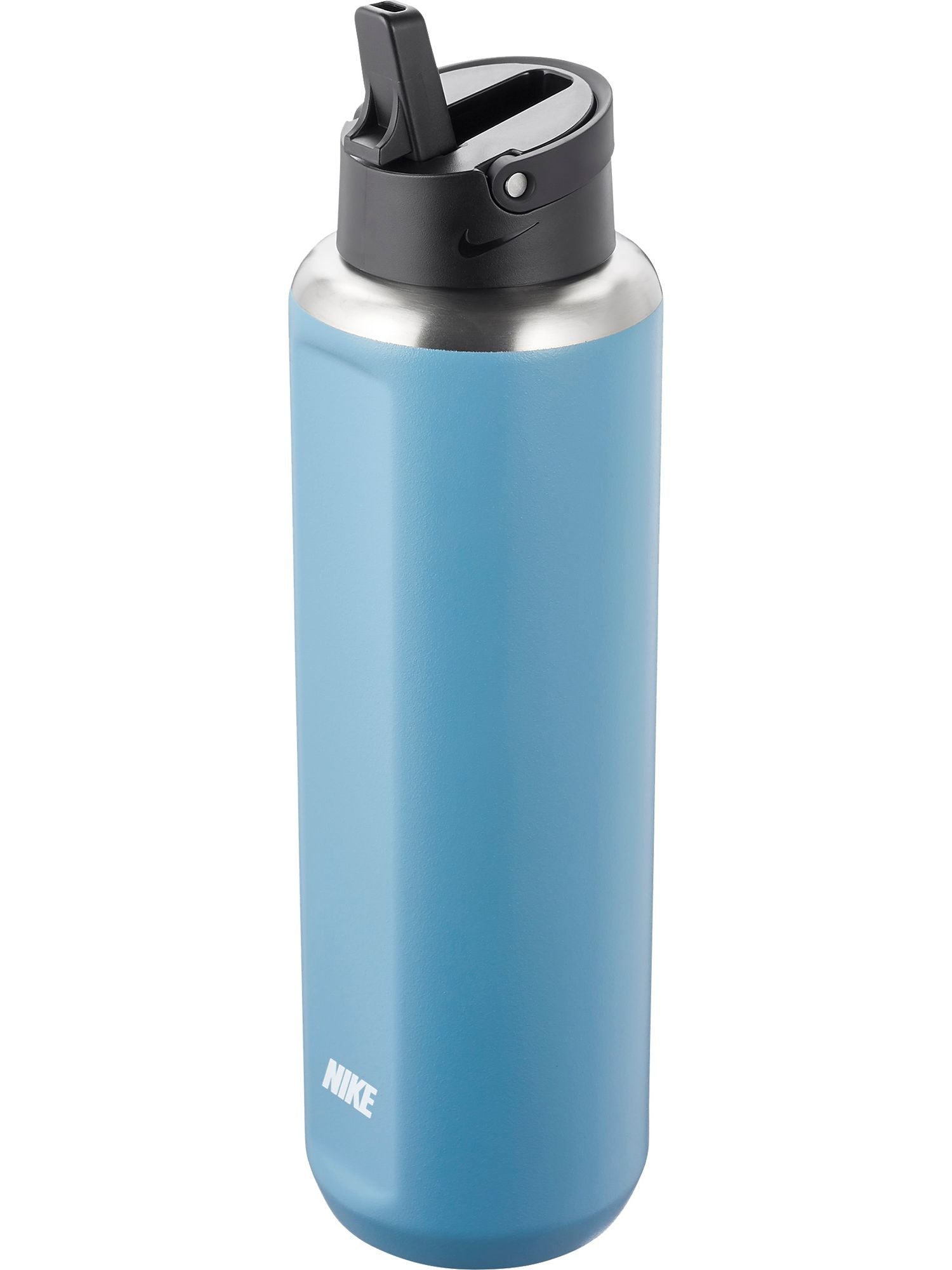 Nike Recharge Stainless Steel Straw Bottle (32 oz)-Cerulean/Black/White