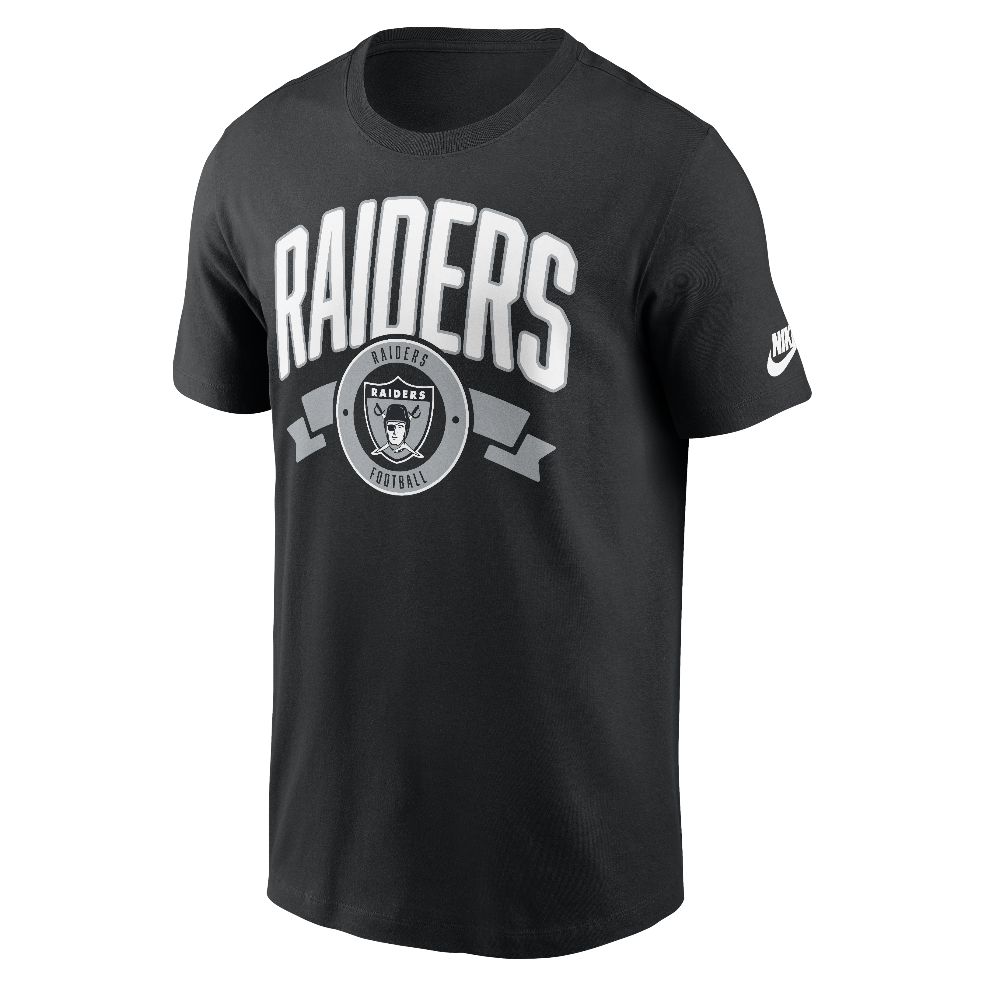 Nike Las Vegas Raiders Club Short Sleeve T-Shirt-Black