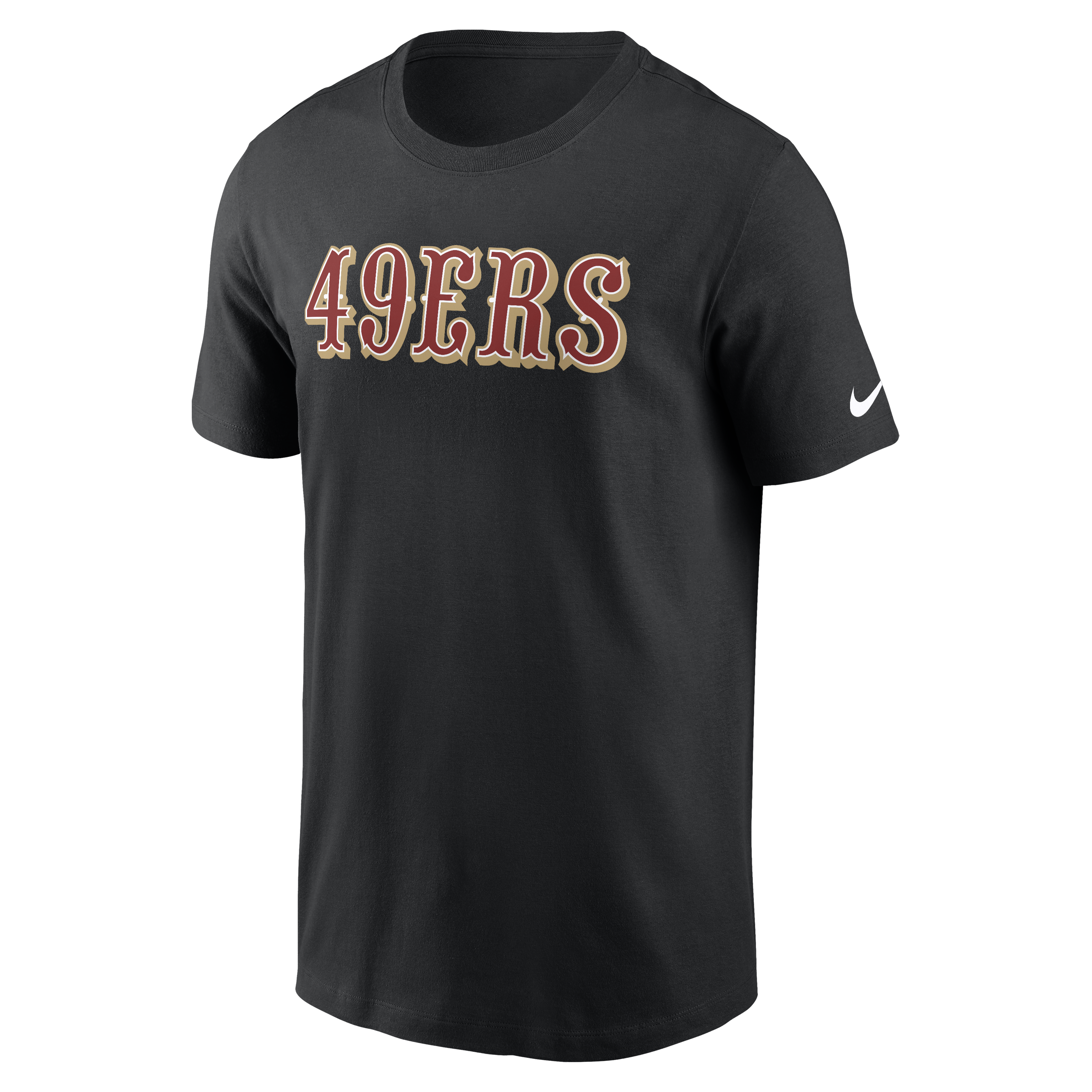 Nike San Francisco 49ers Wordmark T-Shirt-Black