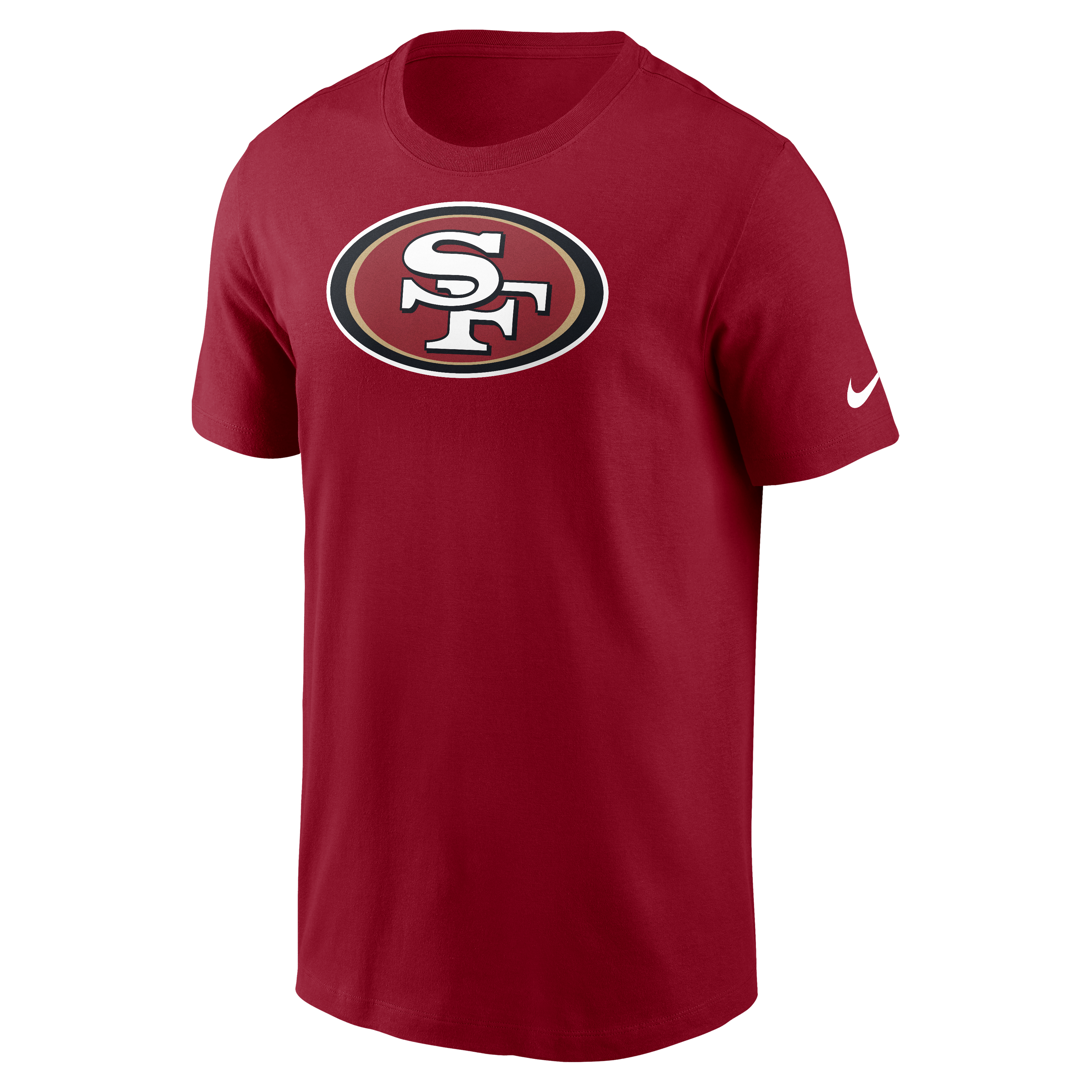 Nike Men's San Francisco 49ers Logo T-Shirt-Red
