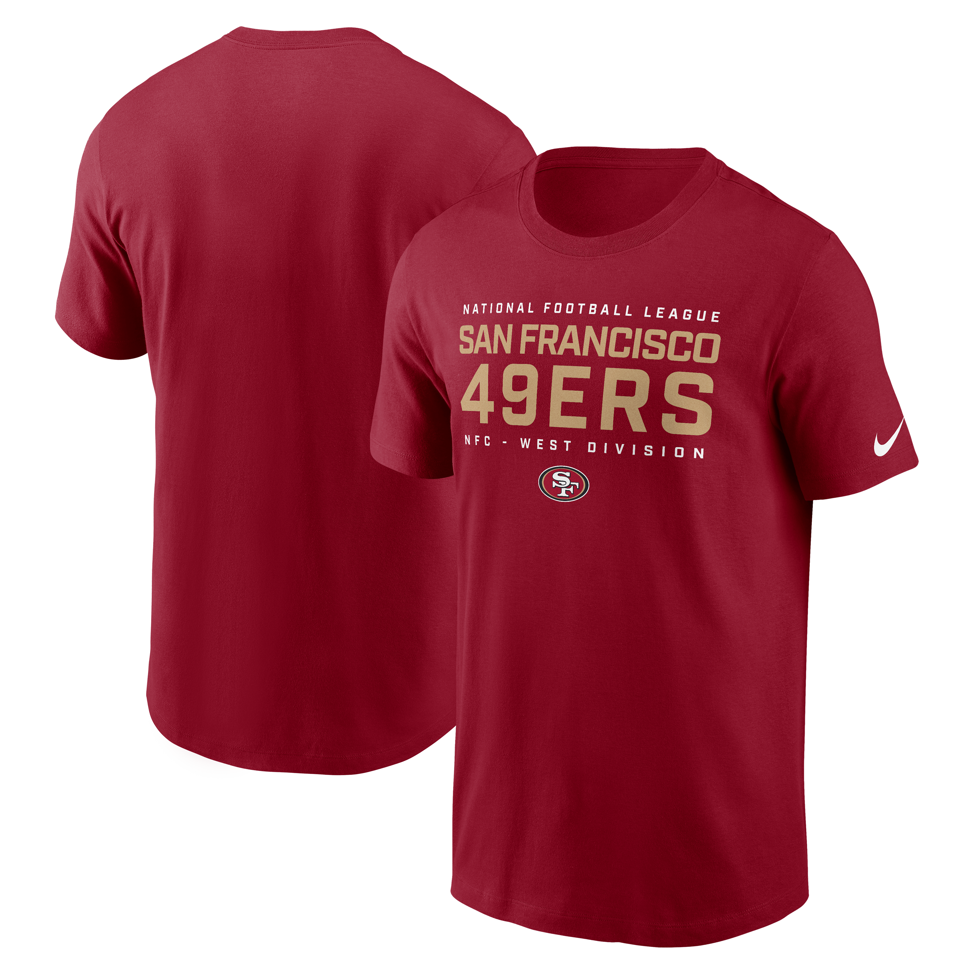 Nike Men's San Francisco 49ers NFC T-Shirt-Red