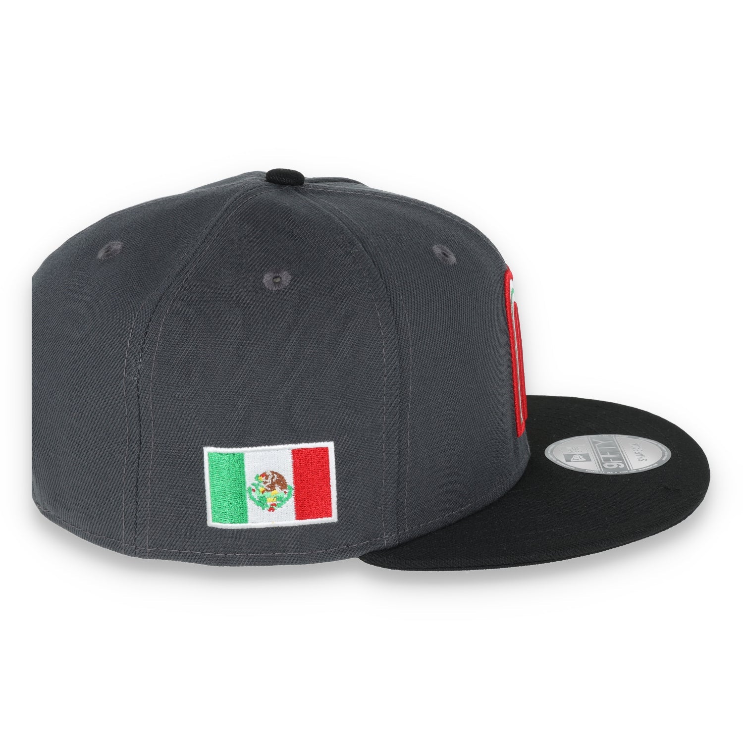 NEW ERA OFFICIAL MEXICO 9FIFTY SNAPBACK HAT-GRAY/BLACK