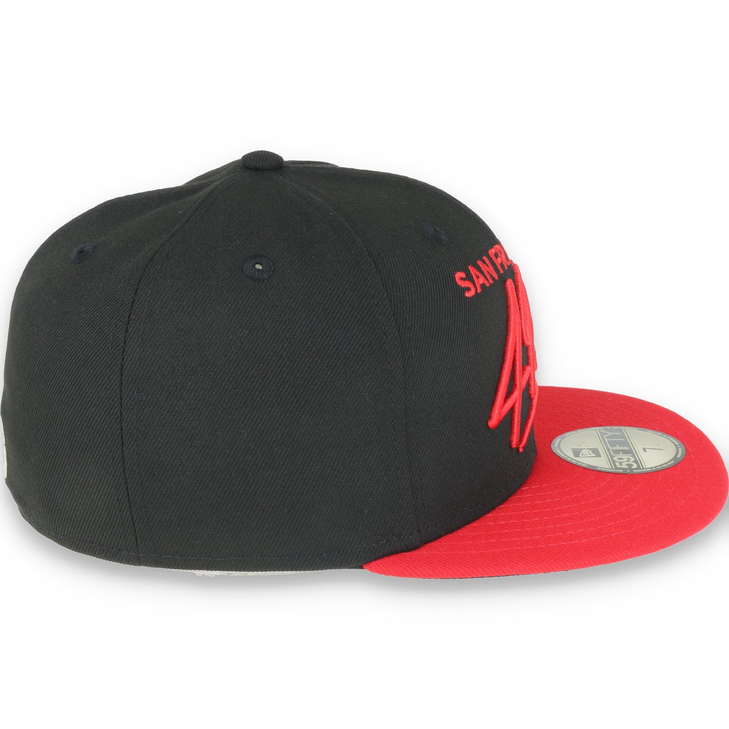 Exclusive San Francisco 49ers  Official 59FIFTY Fitted -BLACK/SCARLET