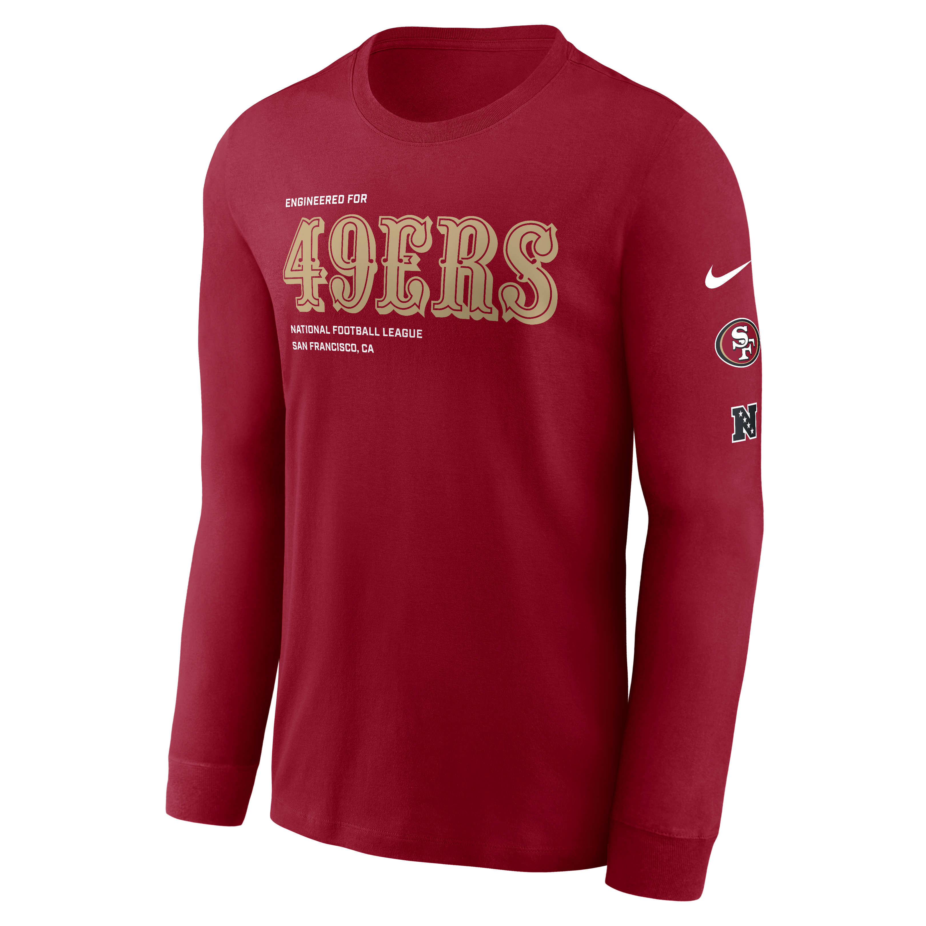 Nike Men's San Francisco 49ers Essential  Long Sleeve T-Shirt