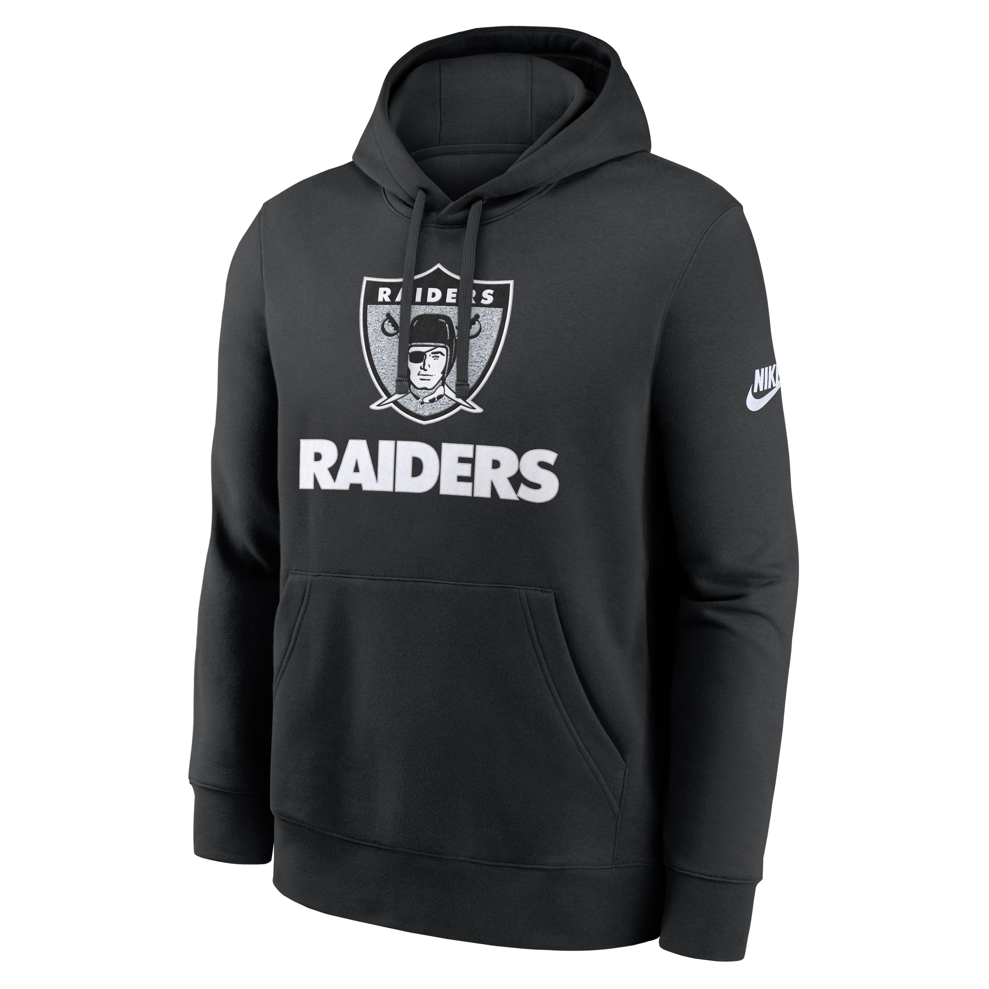Nike Las Vegas Raiders Rewind Club Hoodie-Black