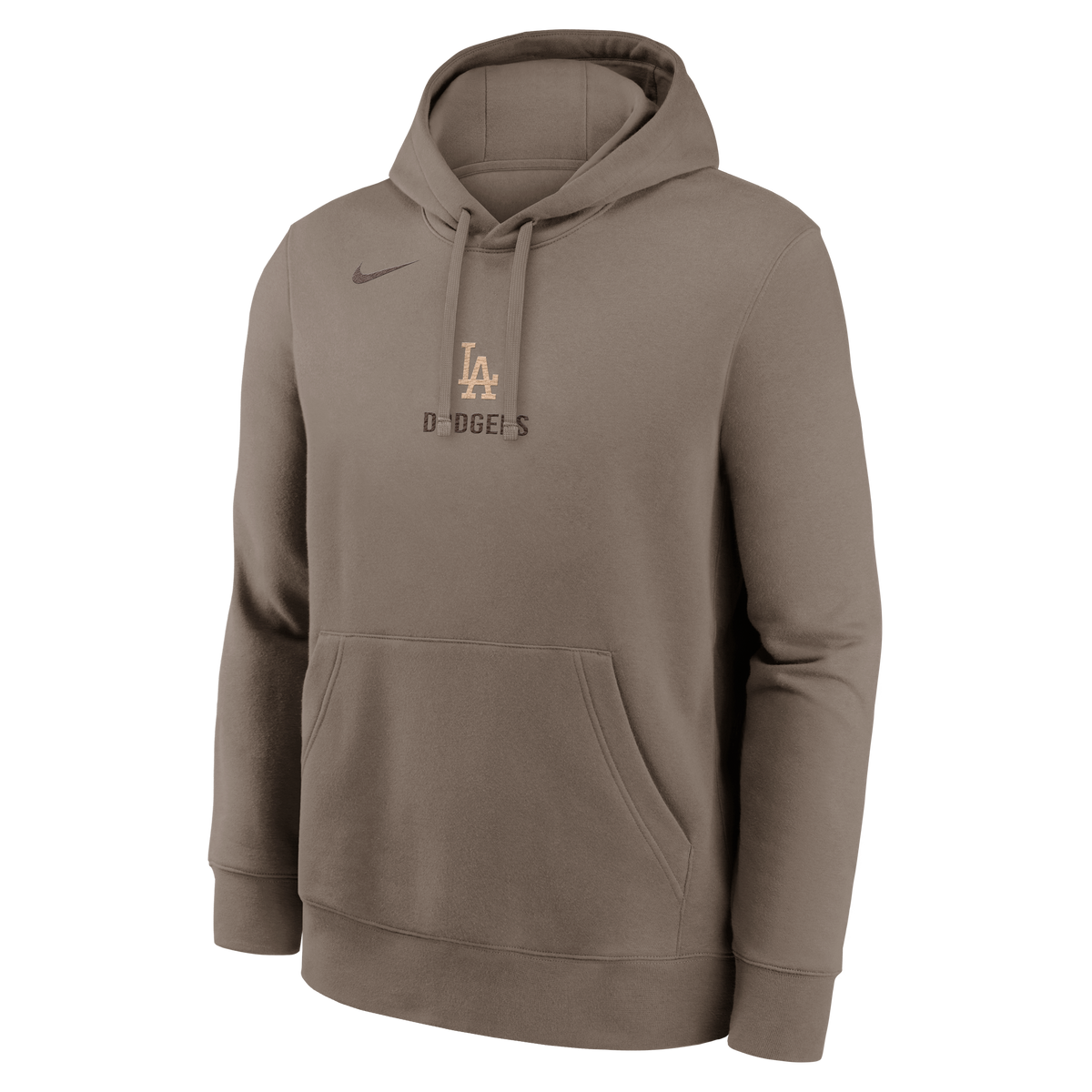 Nike Los Angeles Dodgers Fashion Club Hoodie- Hemp