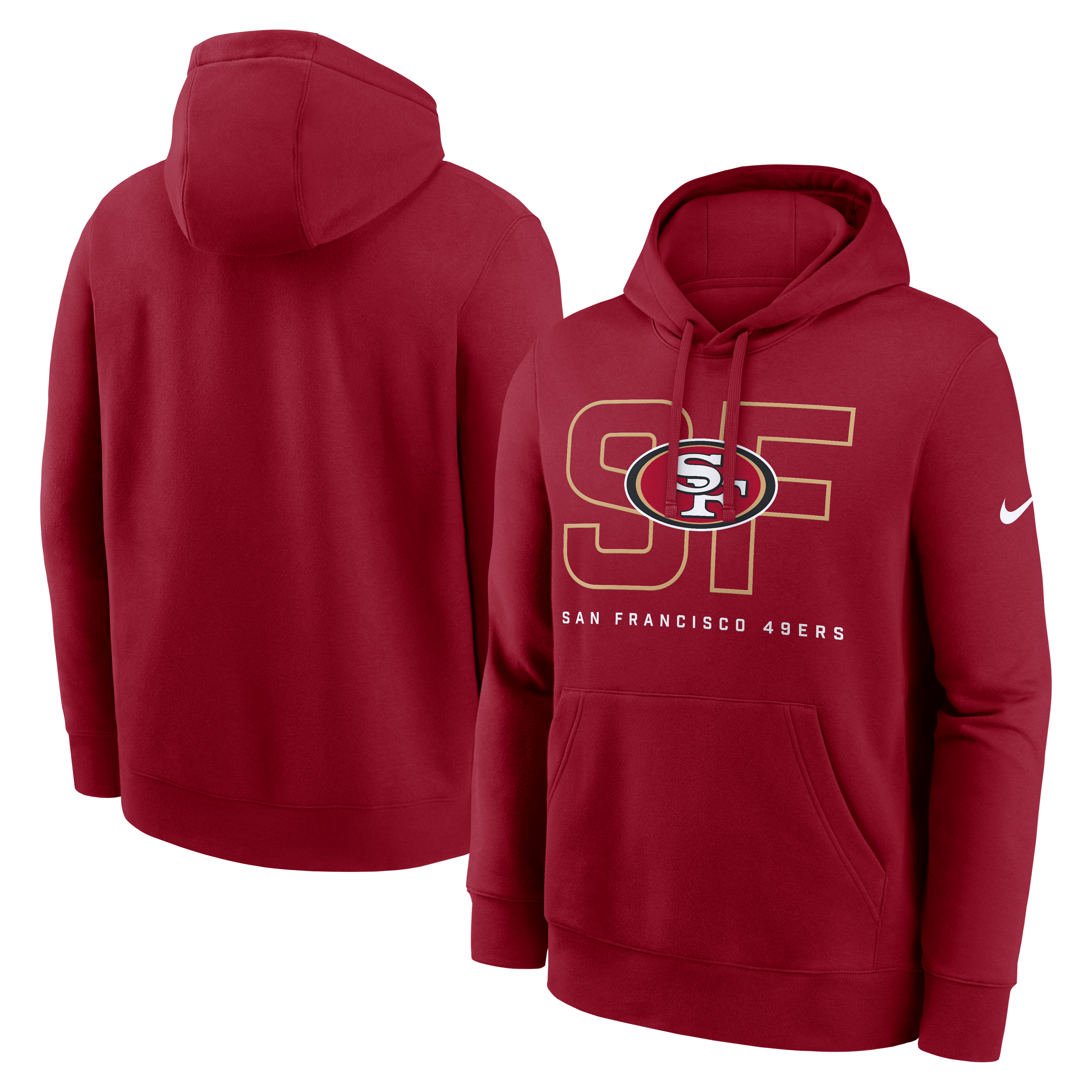 Nike San Francisco 49ers Hoodie- Red