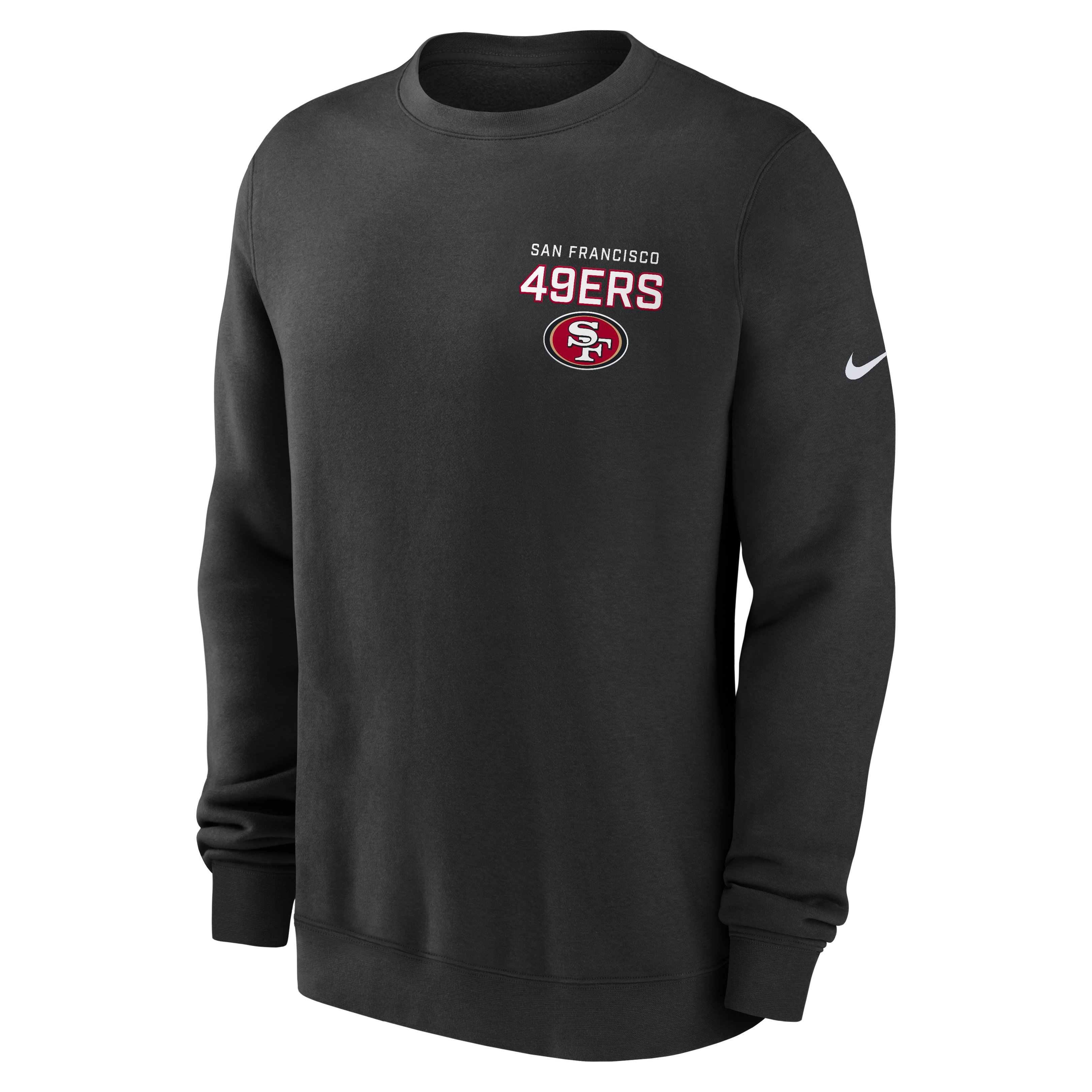 Nike San Francisco 49ers Club Crewneck - Black