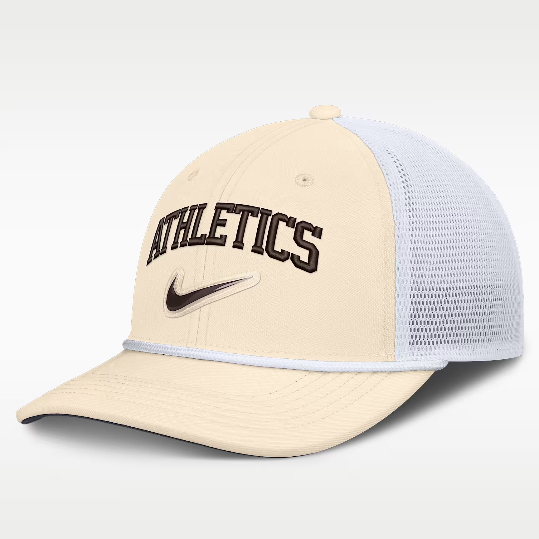Nike Athletics RISE Trucker Hat - Beige/White