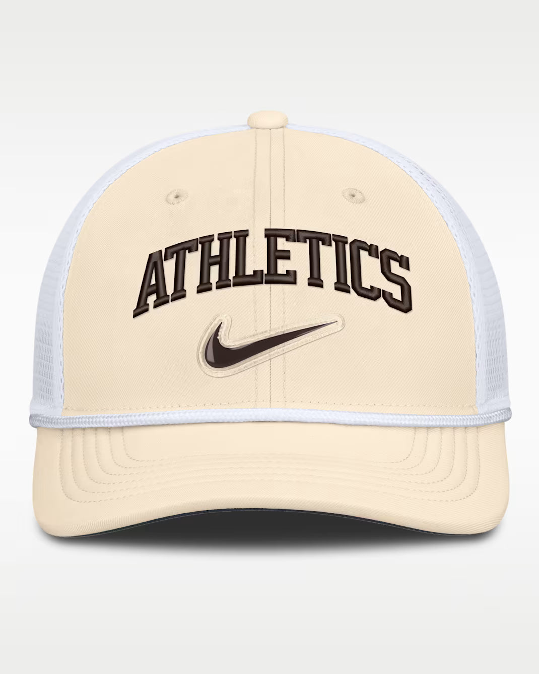 Nike Athletics RISE Trucker Hat - Beige/White