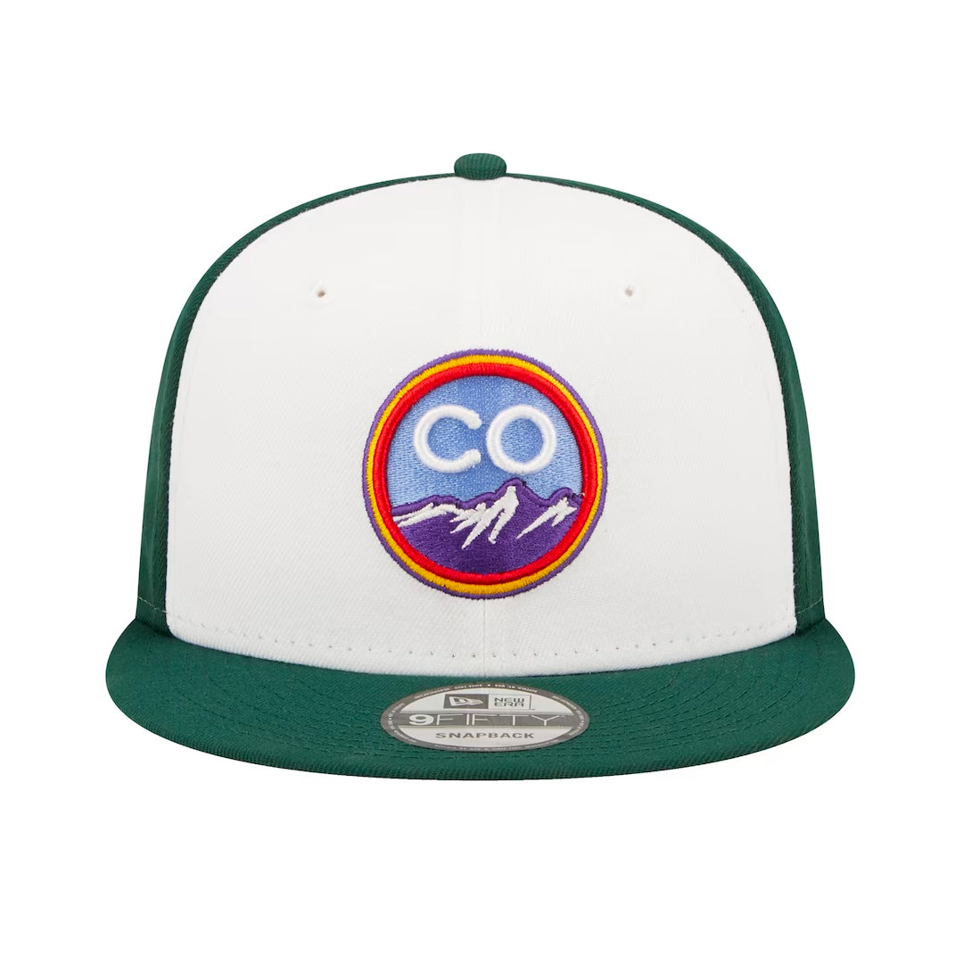 New Era Colorado Rockies City Connect 9FIFTY Snapback Adjustable Hat-Green