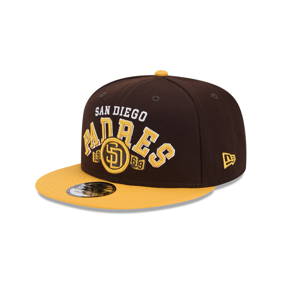 New Era San Diego Padres Throwback 9Fifty Snapback Hat-Brown