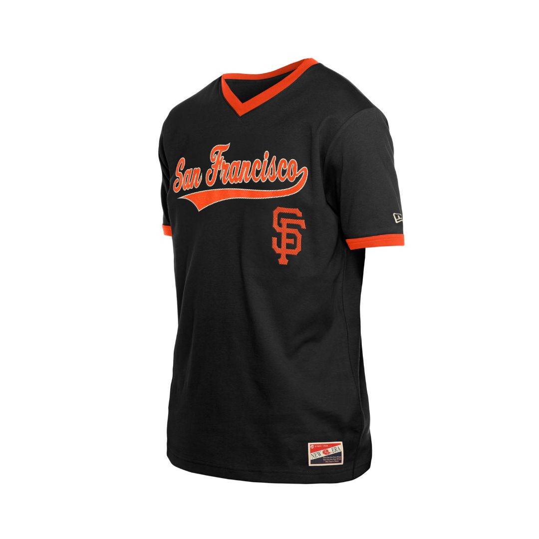 New Era San Francisco Giants Throwback Script Short Sleeve T-Shirt