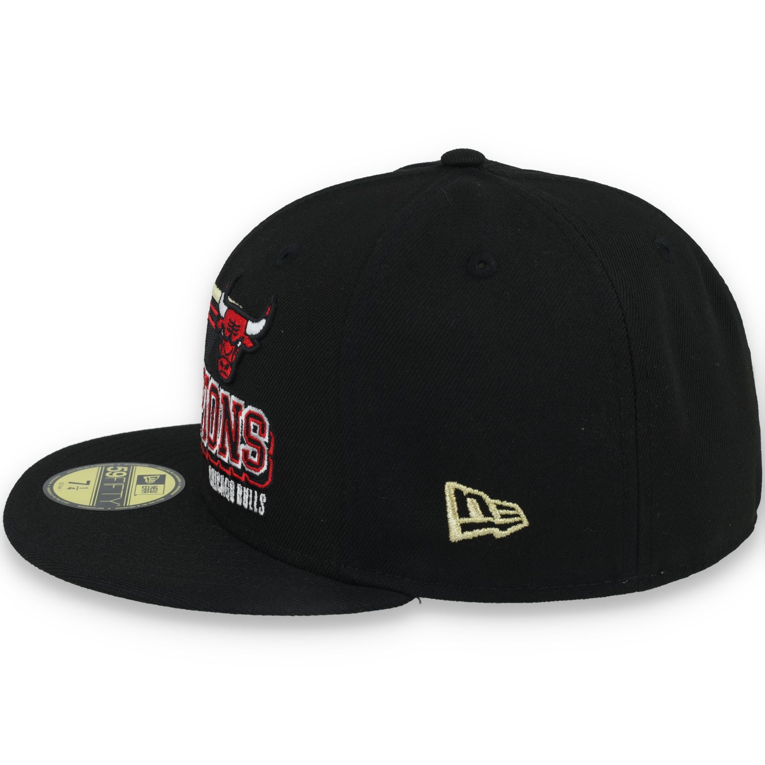 New Era Chicago Bulls 6X Champions Throwback 59FIFTY Fitted Hat