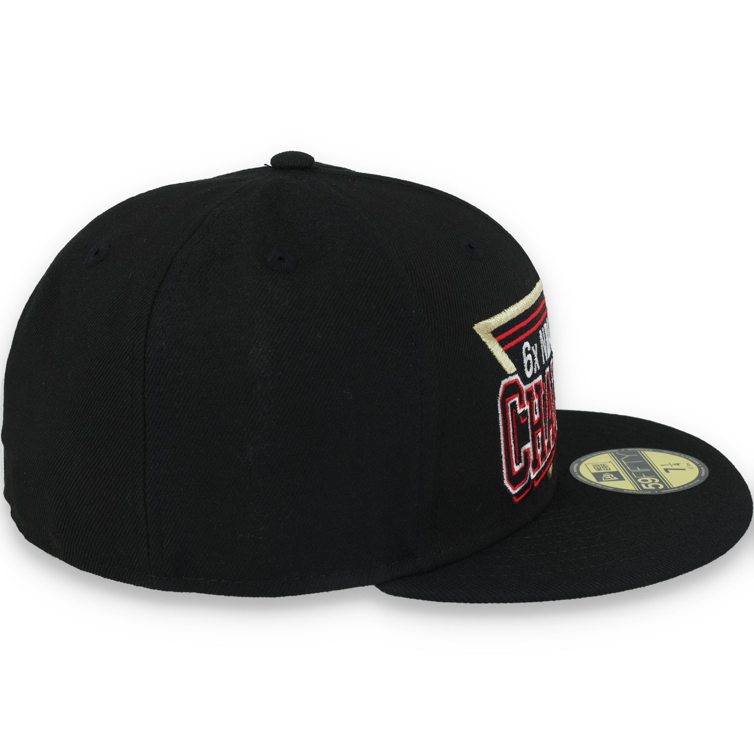 New Era Chicago Bulls 6X Champions Throwback 59FIFTY Fitted Hat