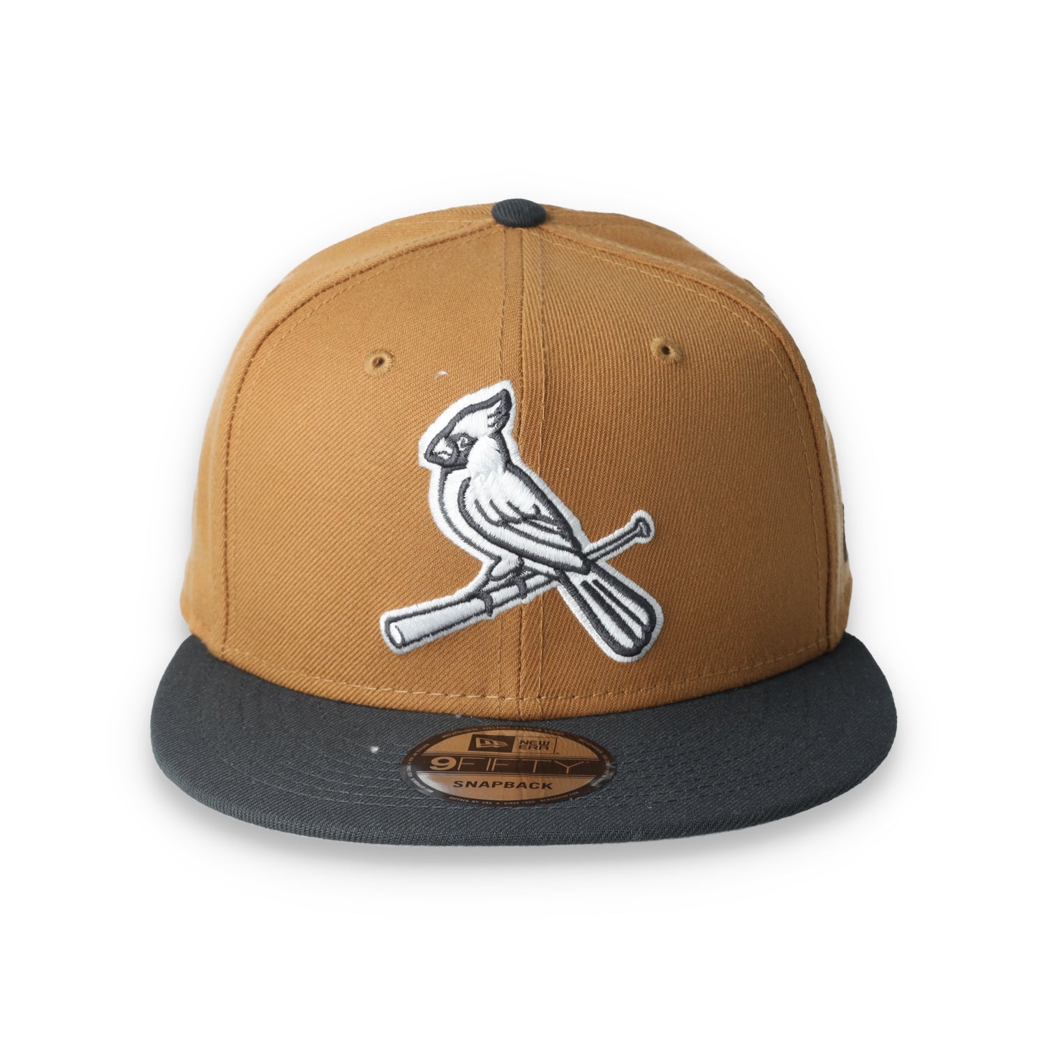 New Era ST Louis Cardinals 2-Tone Color Pack 9FIFTY Snapback Hat- Brown/Charcoal