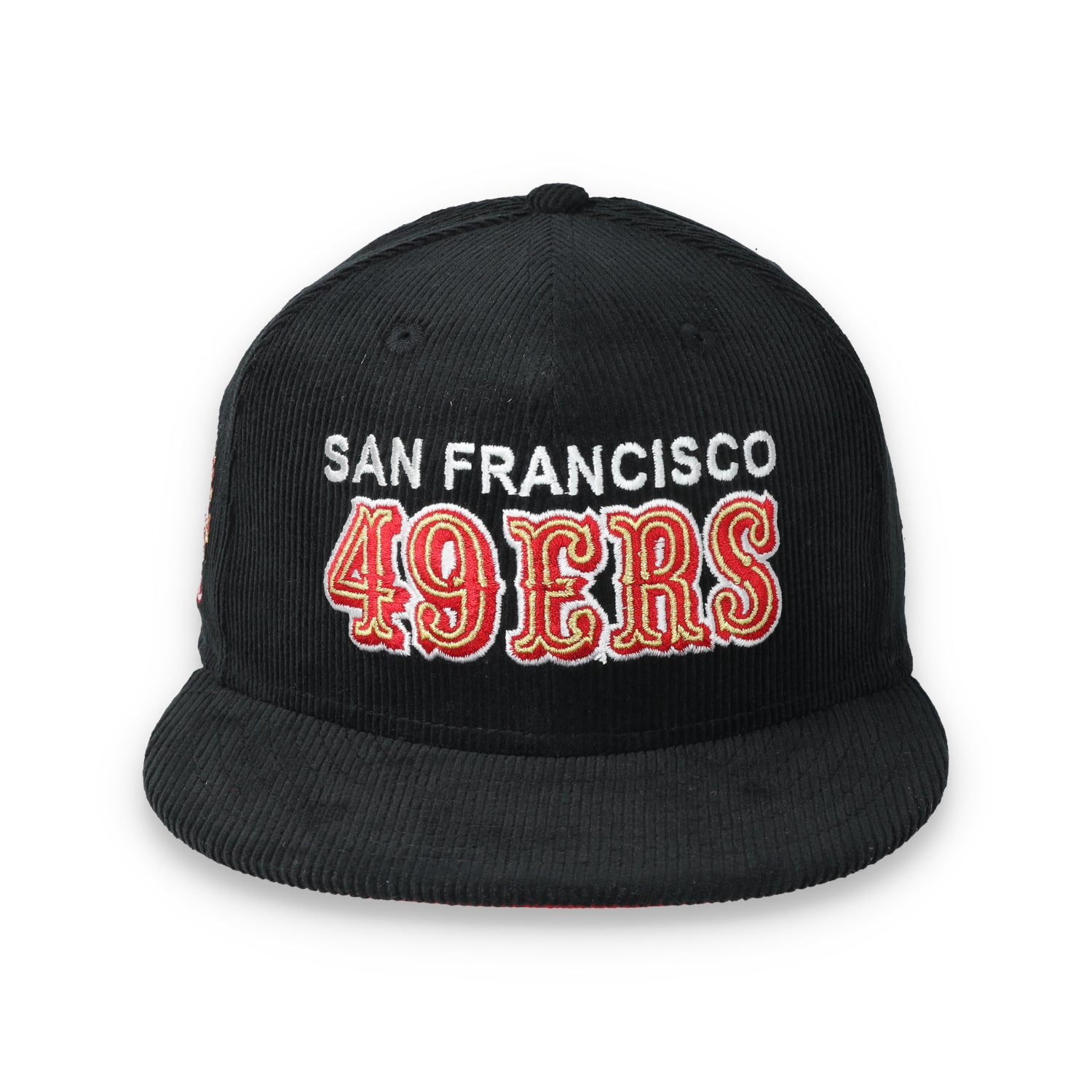 New Era San Francisco 49ers 40th Anniversary Side Patch 59FIFTY Fitted Hat-Black