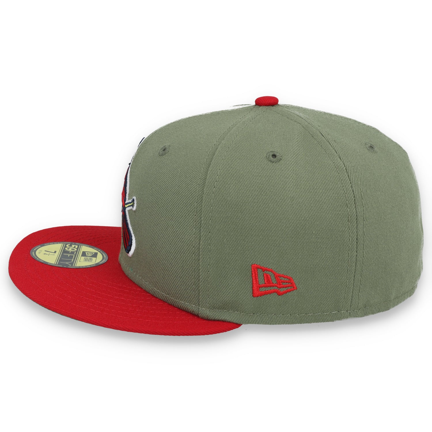 New Era St Louis Cardinals Final Season Side Patch 59FIFTY Fitted Hat-Olive Green