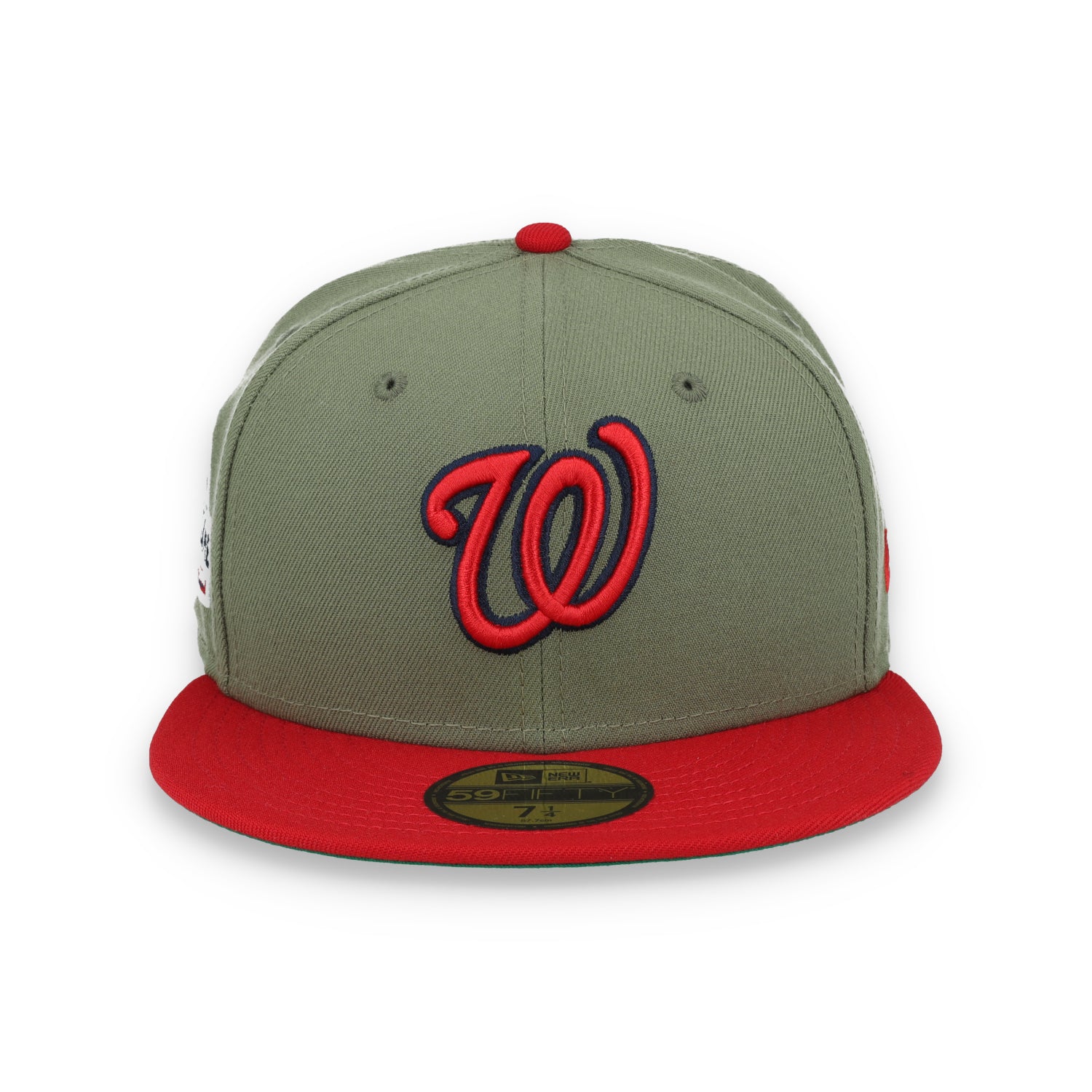 New Era Washington Nationals 2018 All Star Game Side Patch 59FIFTY Fitted Hat- Olive Gren