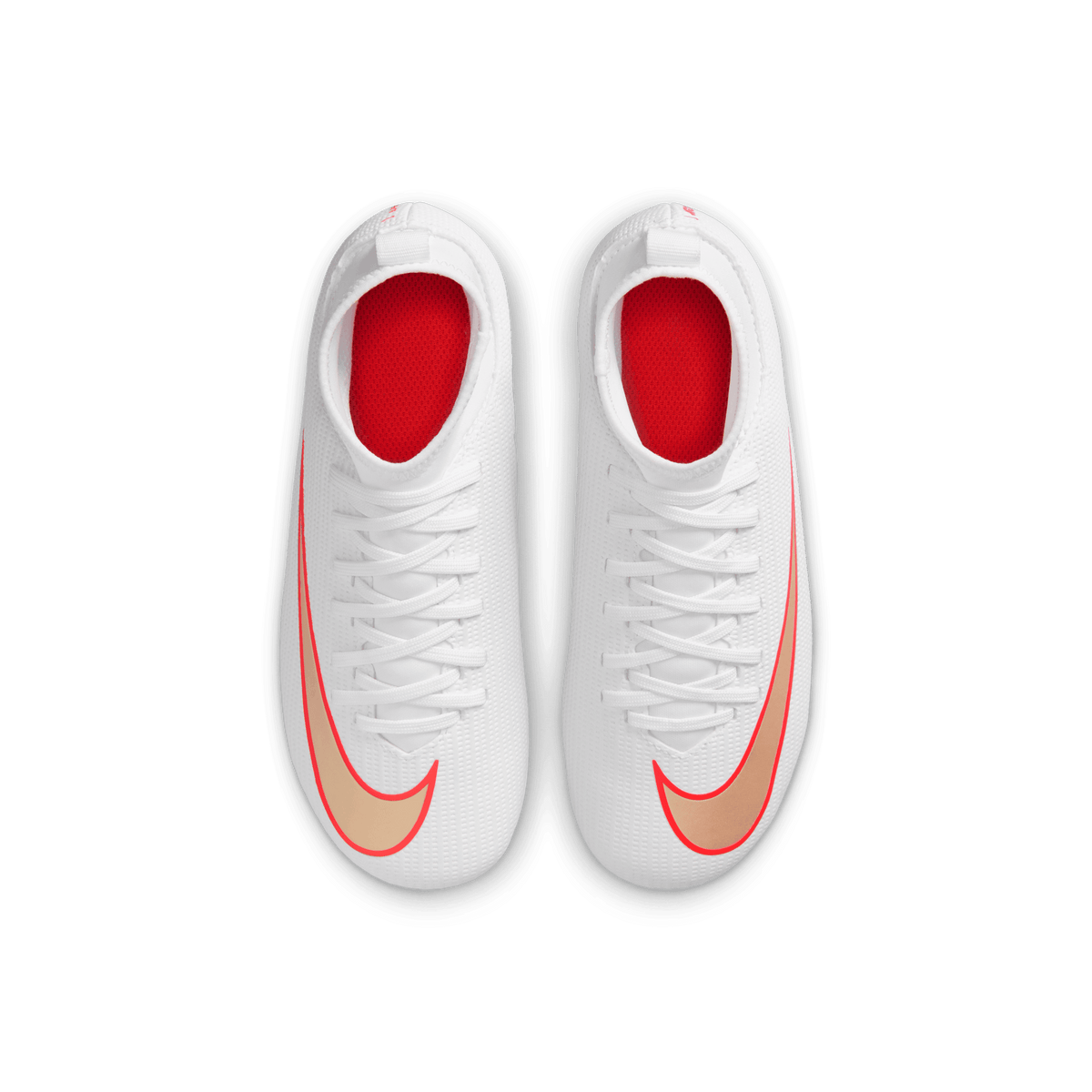 Nike Jr. Mercurial Superfly 11 Club FG- WHITE/BLUR-BRIGHT CRIMSON PHCTH001